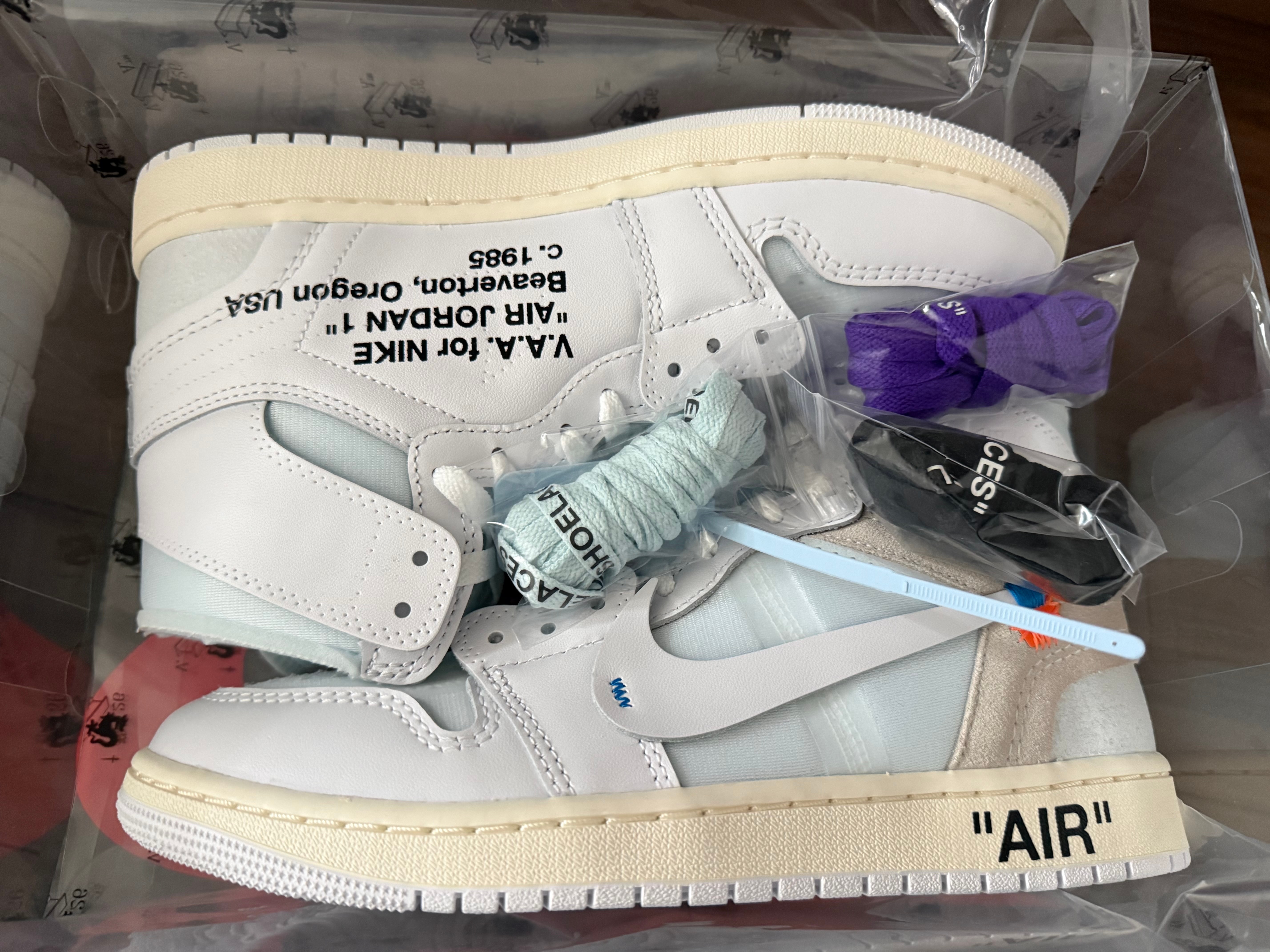 Virgil Abloh Archive (V.A.A.) × Nike Air Jordan 1 Retro High OG "Alaska"