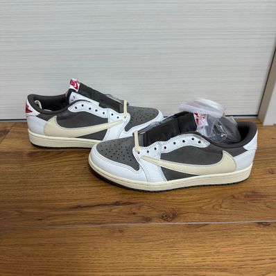 Travis Scott × Nike Air Jordan 1 Low OG SP "Reverse Mocha/Sail and Ridgerock"