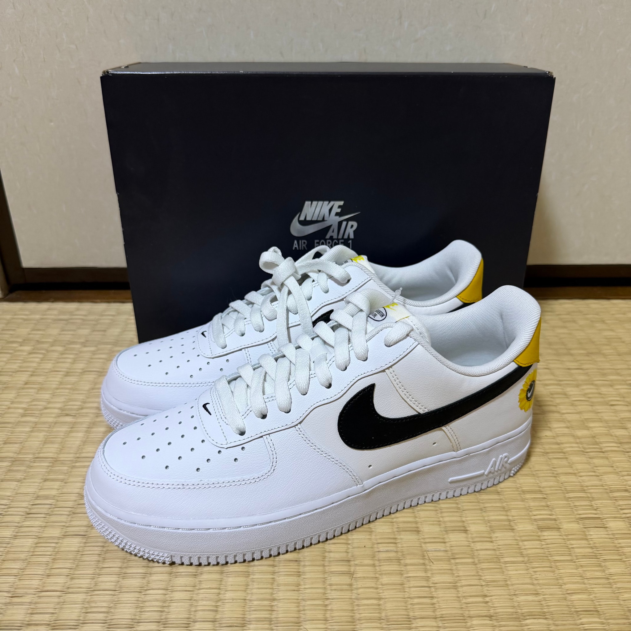 Nike Air Force 1 Low '07 LV8 "White/Black/Yellow"