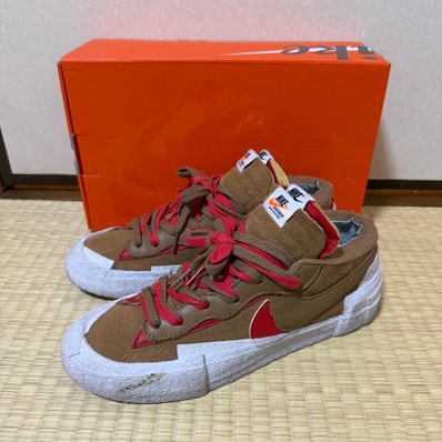 SACAI × NIKE BLAZER LOW "BRITISH TAN"