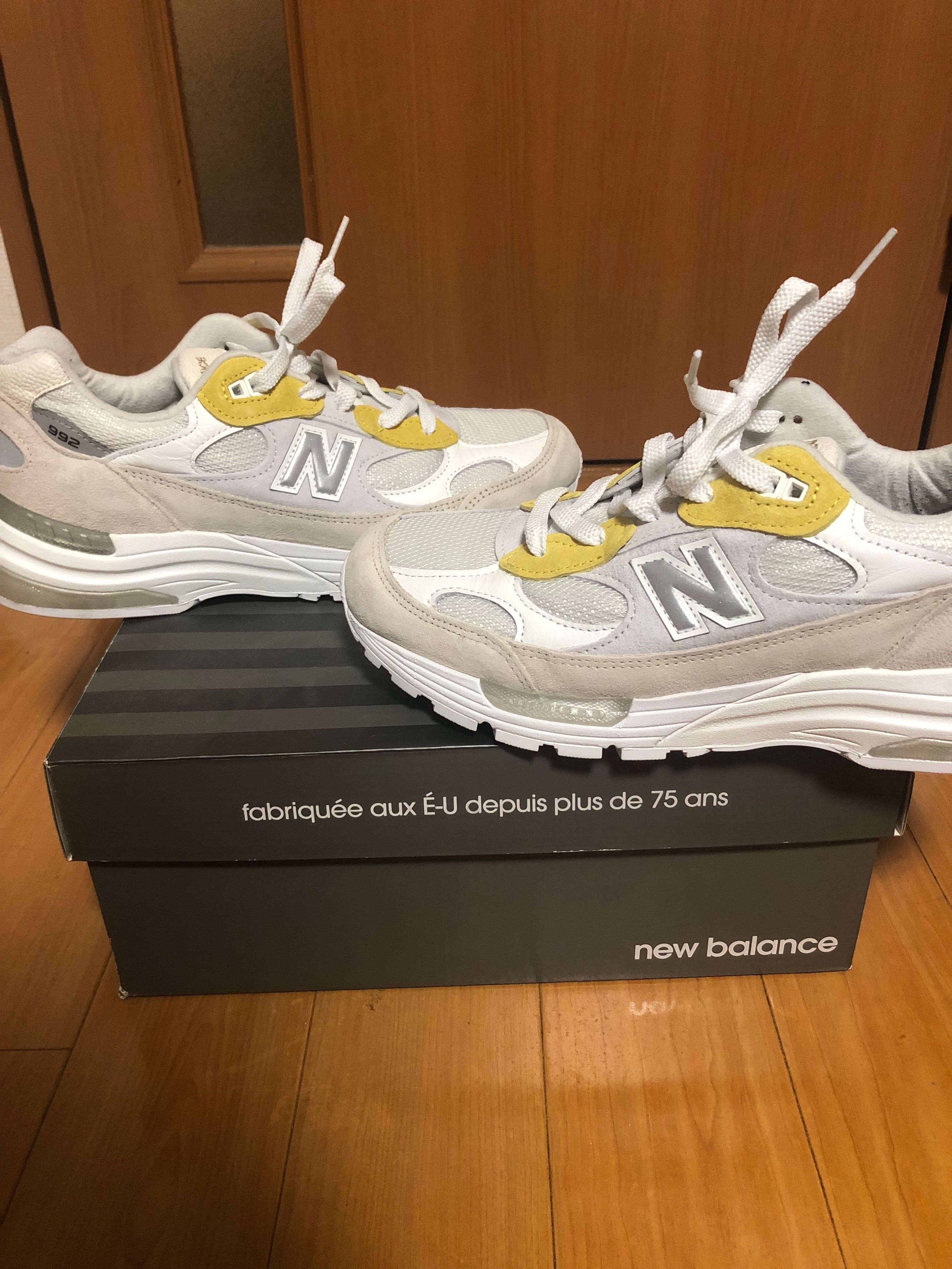 Paperboy × New Balance 992 "Fried Egg"