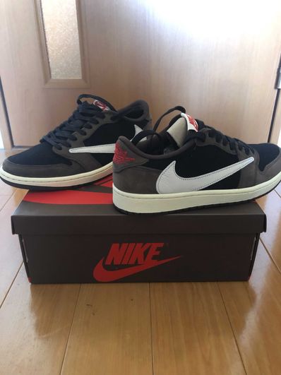 Travis Scott × Nike Air Jordan 1 Low OG SP-T "Black/Dark Mocha"