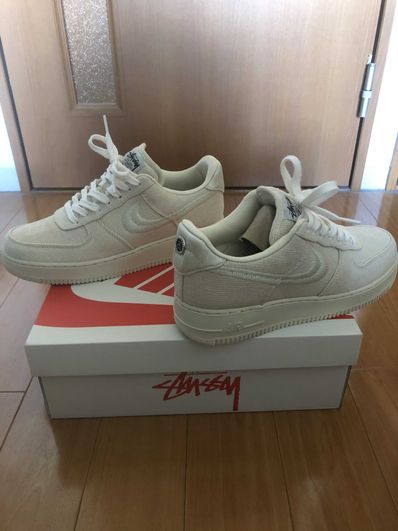 Stussy × Nike Air Force 1 Low "Fossil Stone"