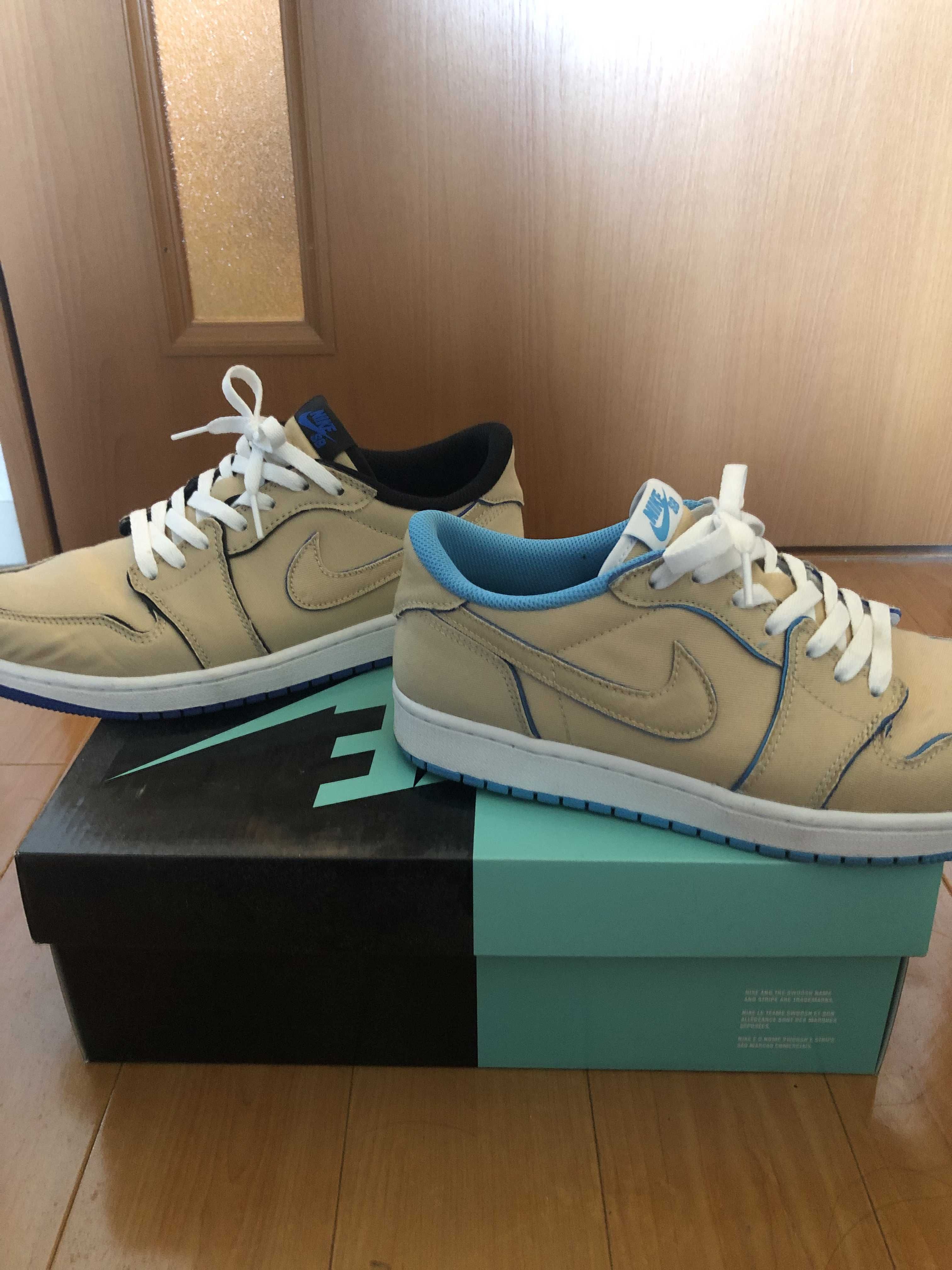 Nike SB Air Jordan 1 Low "Desert Ore/Royal Blue"