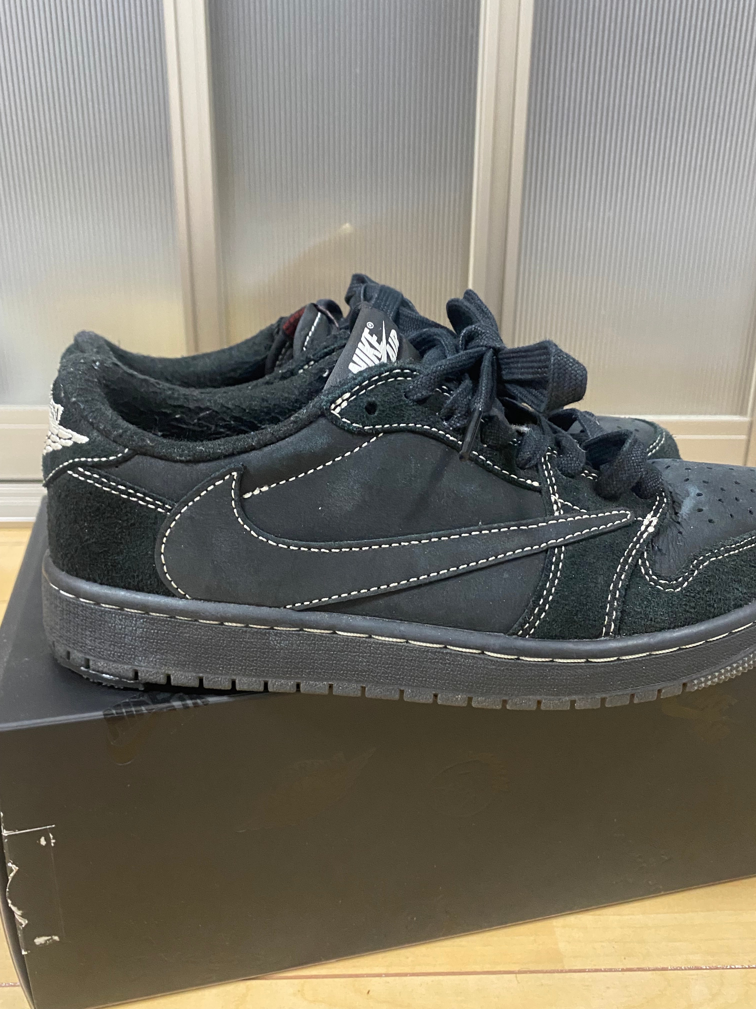Travis Scott × Nike Air Jordan 1 Low OG SP "Black Phantom"