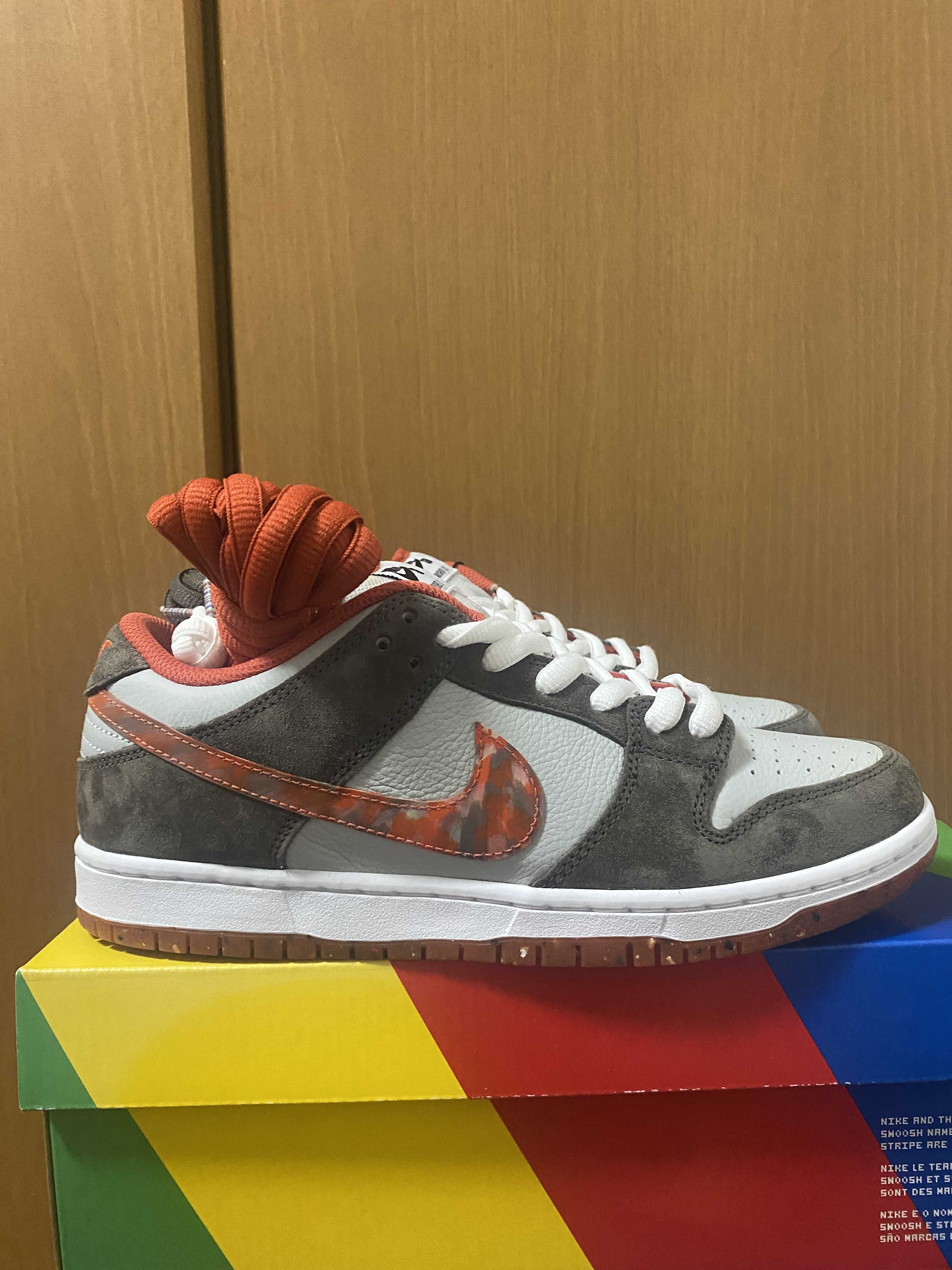 Crushed Skate Shop × Nike SB Dunk Low QS "Olive Grey/Mantra Orange"