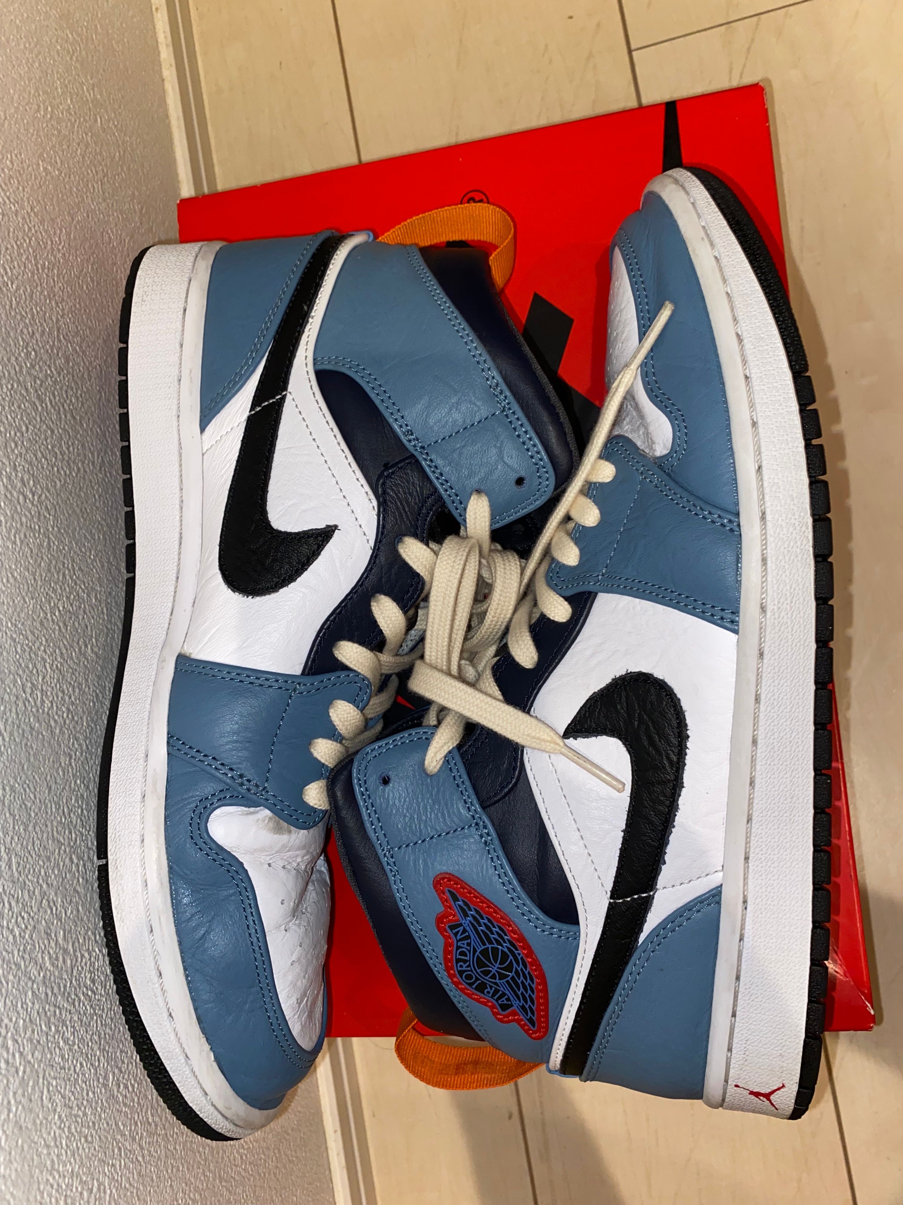 FACETASM × Nike Air Jordan 1 Mid "White/Navy"