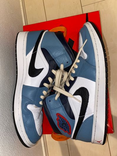 FACETASM × Nike Air Jordan 1 Mid "White/Navy"