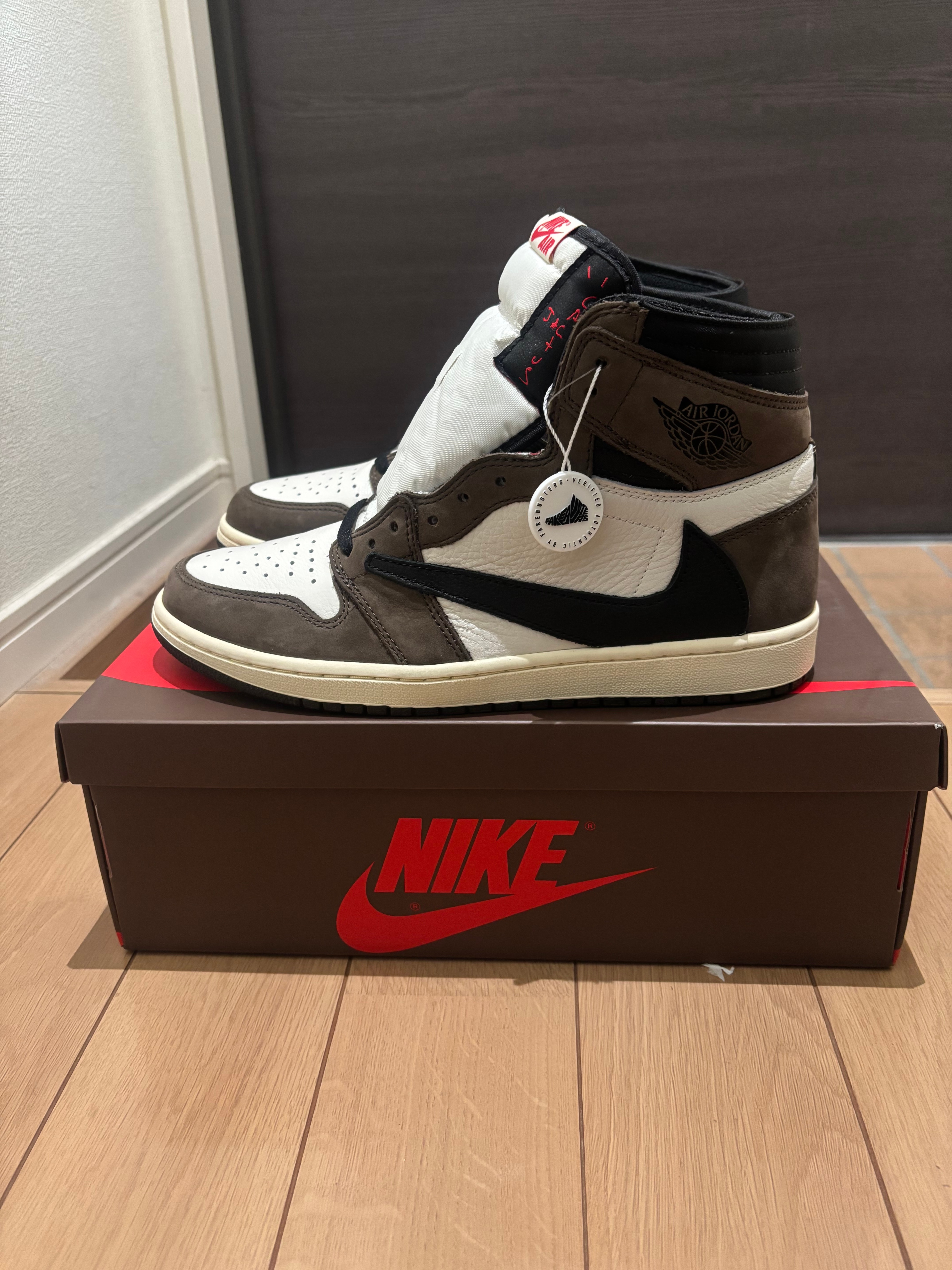 Travis Scott × Nike Air Jordan 1 Retro High OG TS SP "Sail/Dark Mocha"