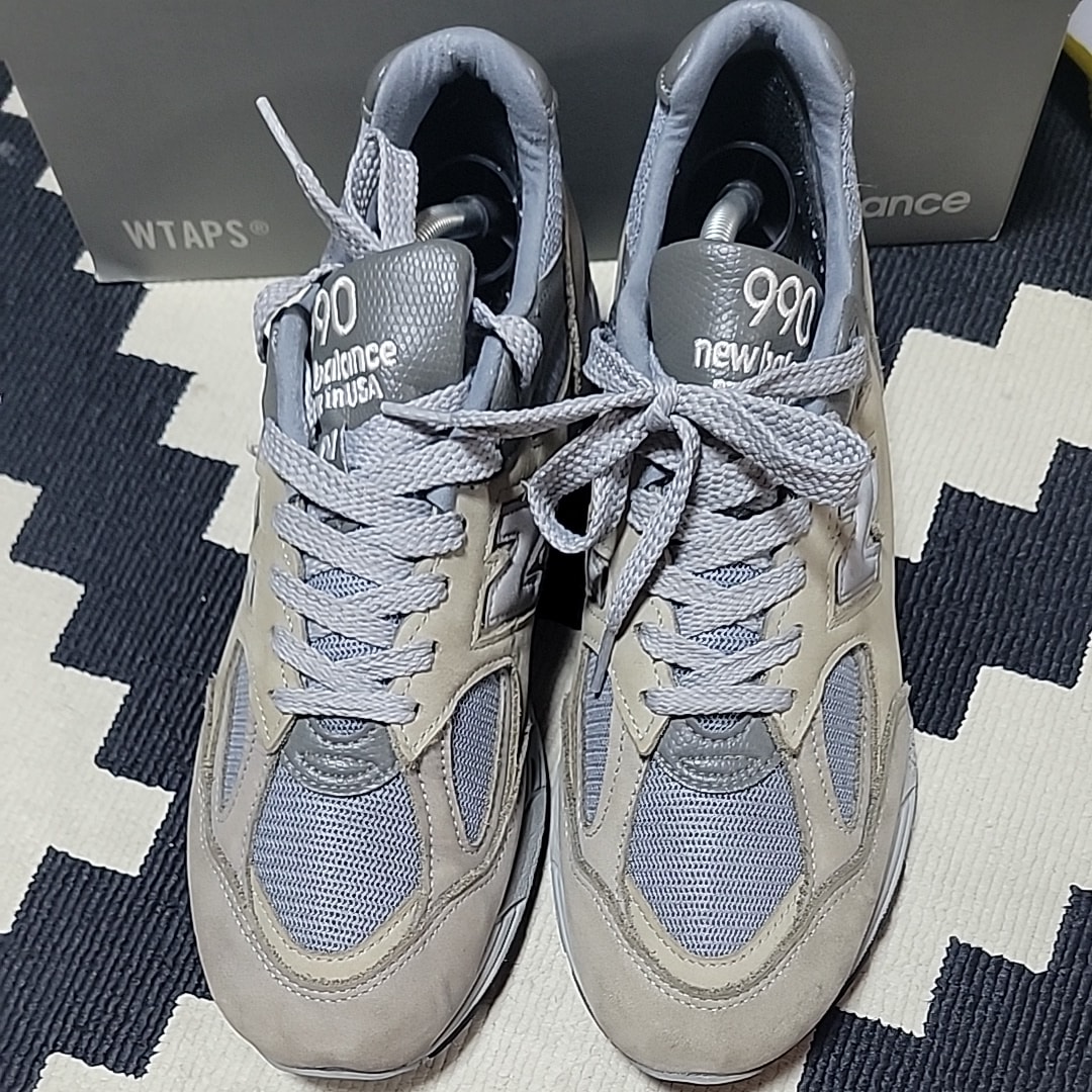 ダブルタップス × ニューバランス 990V2 "グレー"