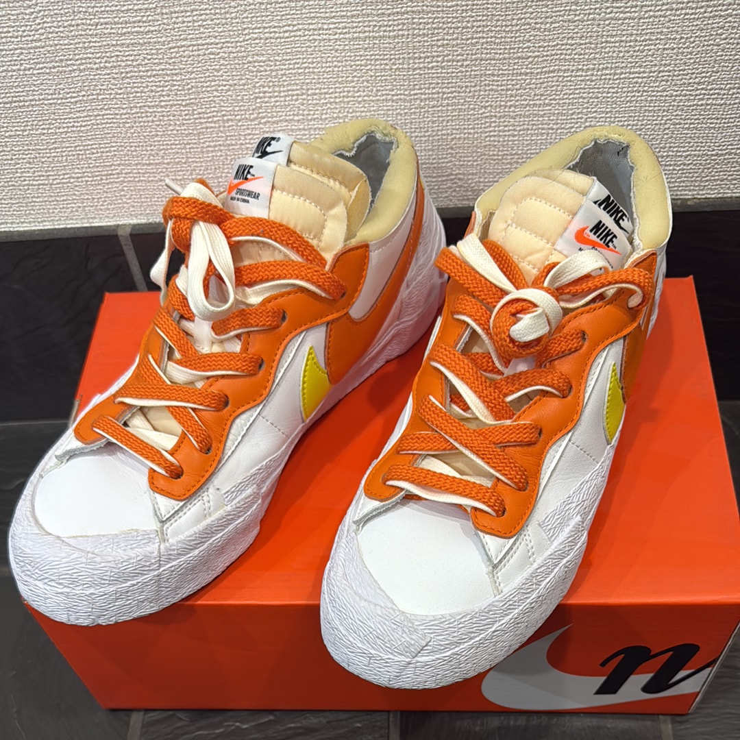 SACAI × NIKE BLAZER LOW "MAGMA ORANGE"
