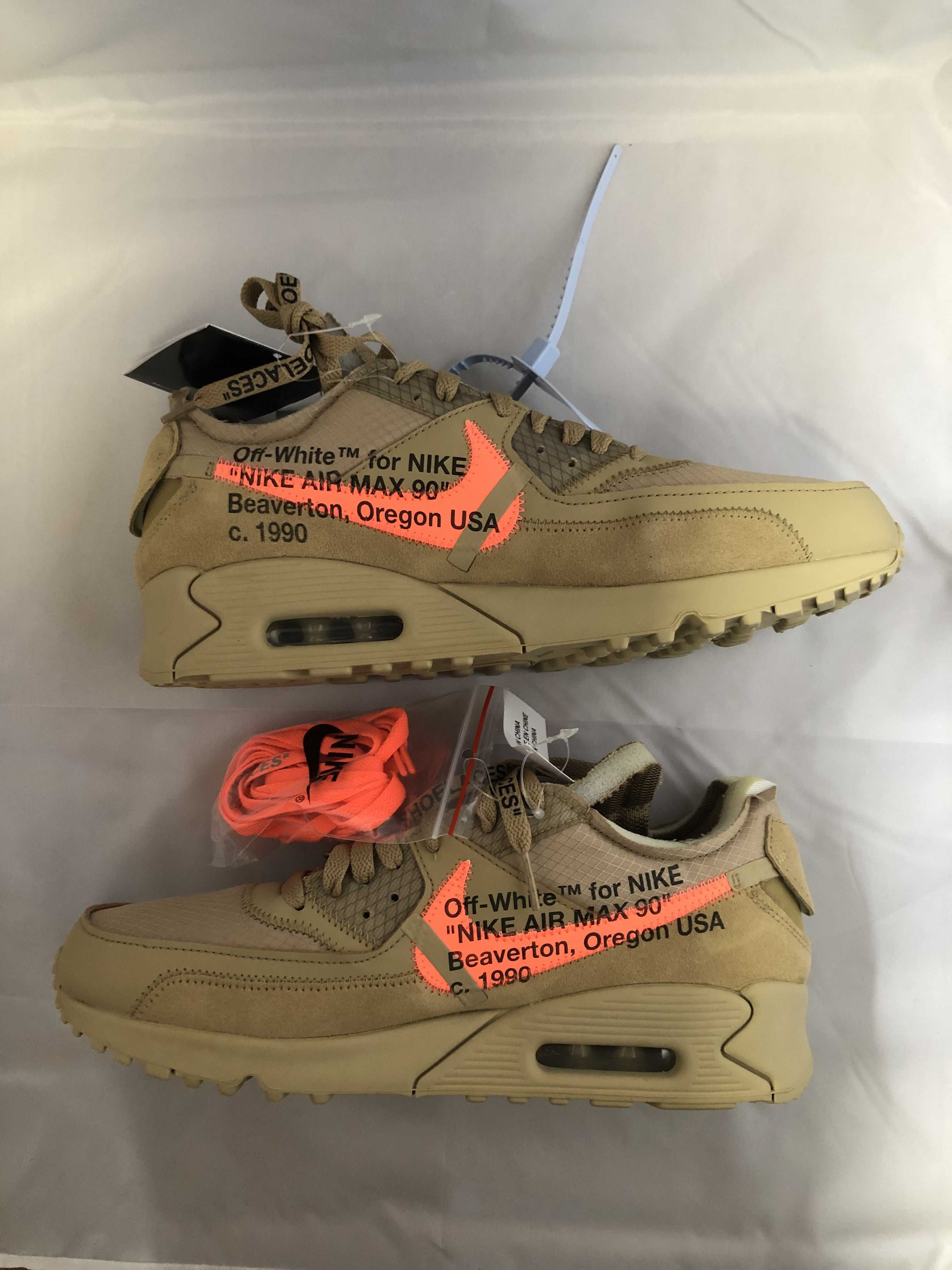 Off-White × Nike Air Max 90 "Desert Ore"