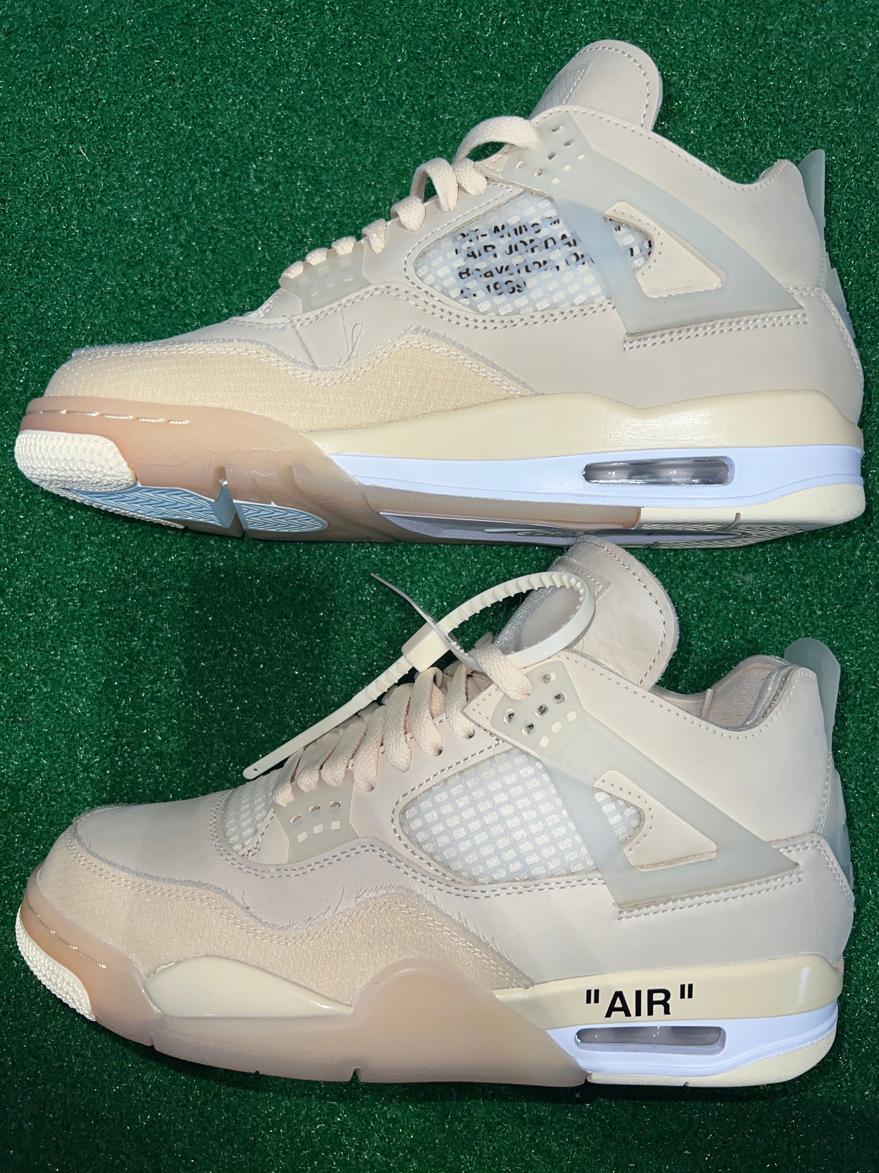 Off-White × Nike Women's Air Jordan 4 SP "Sail"