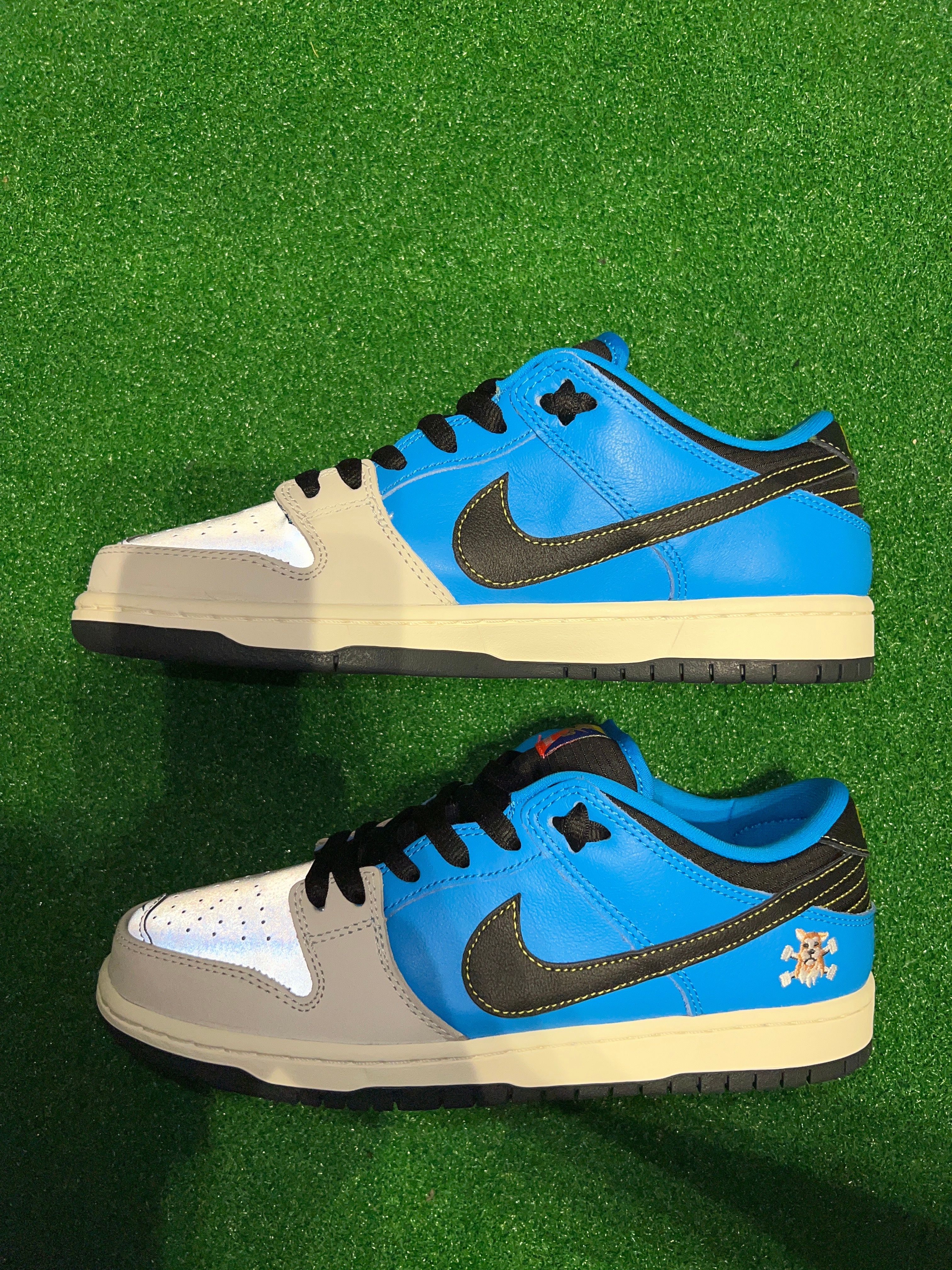 Instant Skateboards × Nike SB Dunk Low "Blue Hero"