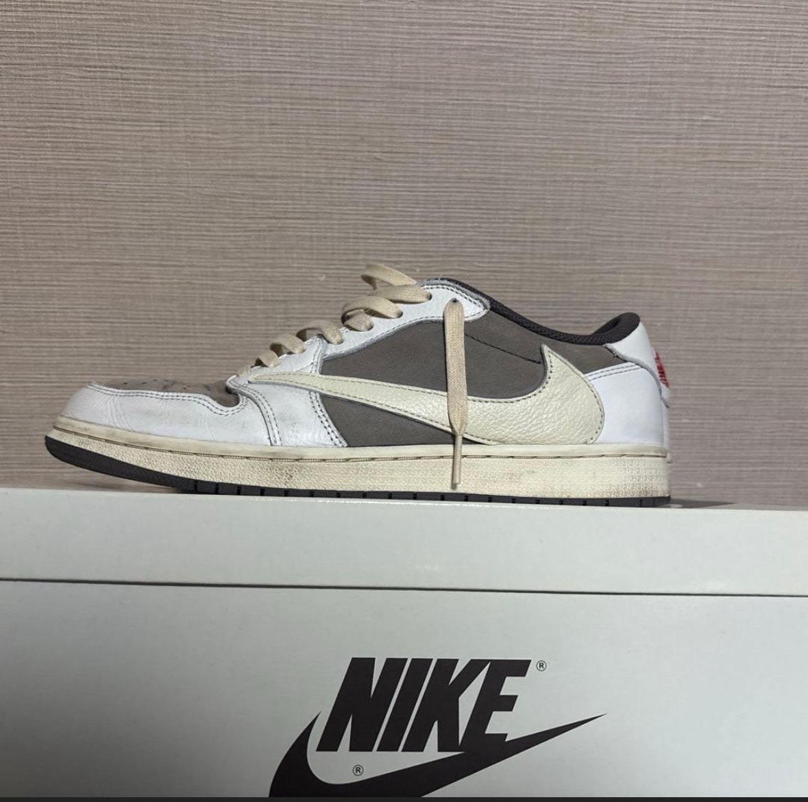 Travis Scott × Nike Air Jordan 1 Low OG SP "Reverse Mocha/Sail and Ridgerock"
