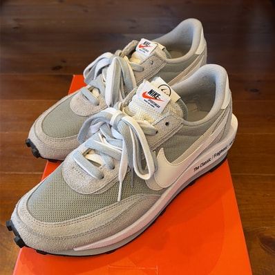 fragment design × sacai × Nike LD Waffle "Light Smoke Grey"