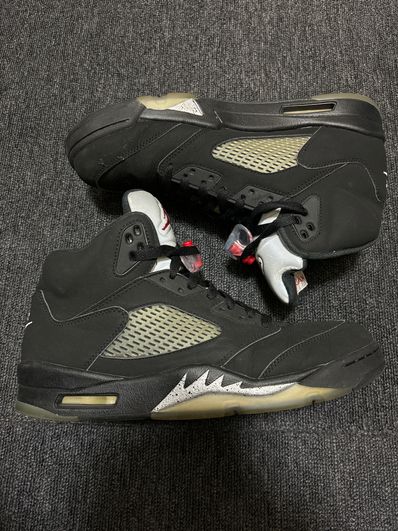 Nike Air Jordan 5 Retro OG "Black/Fire Red/Metallic Silver/White" (2016)