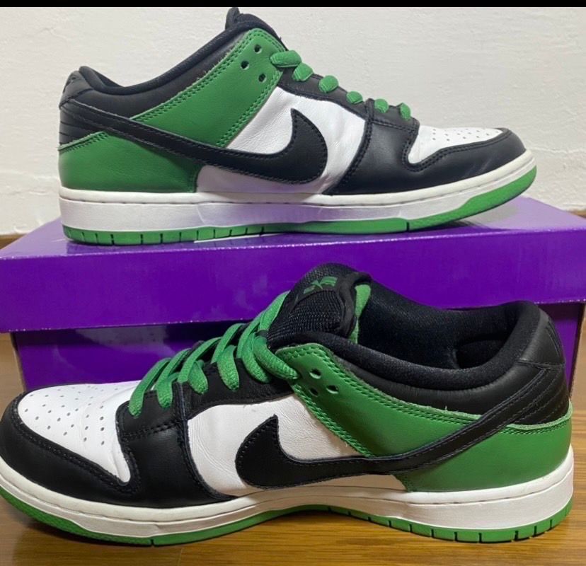 Nike SB Dunk Low Pro "Black and Classic Green"