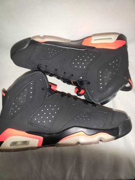 NIKE AIR JORDAN 6 RETRO BLACK INFRARED 2019 (GS)を買うなら 日本売上 インフラレッド 6 JORDAN AIR NIKE 【未使用】2019年製 スニーカー
