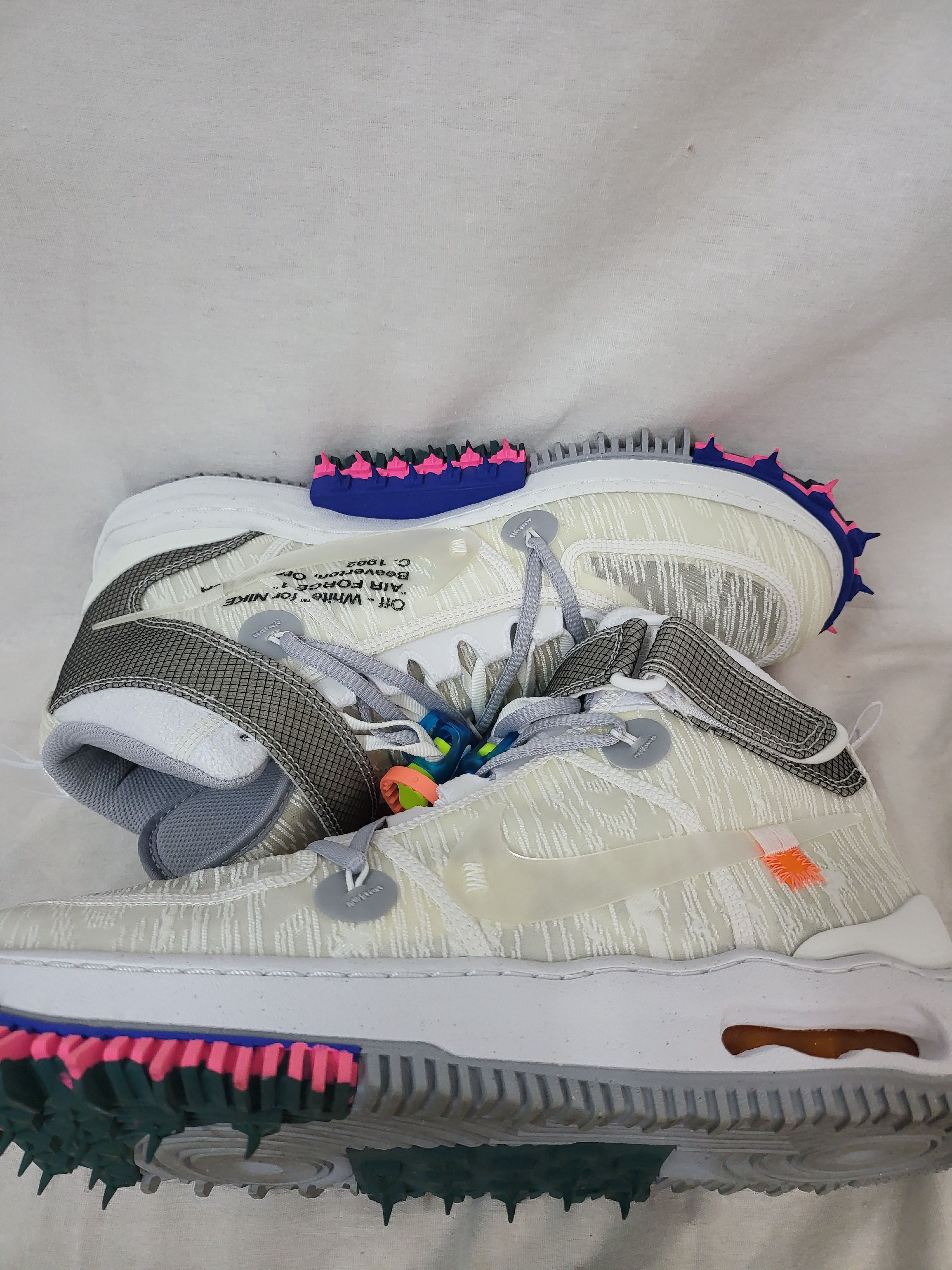 Off-White × Nike Air Force 1 Mid "White"