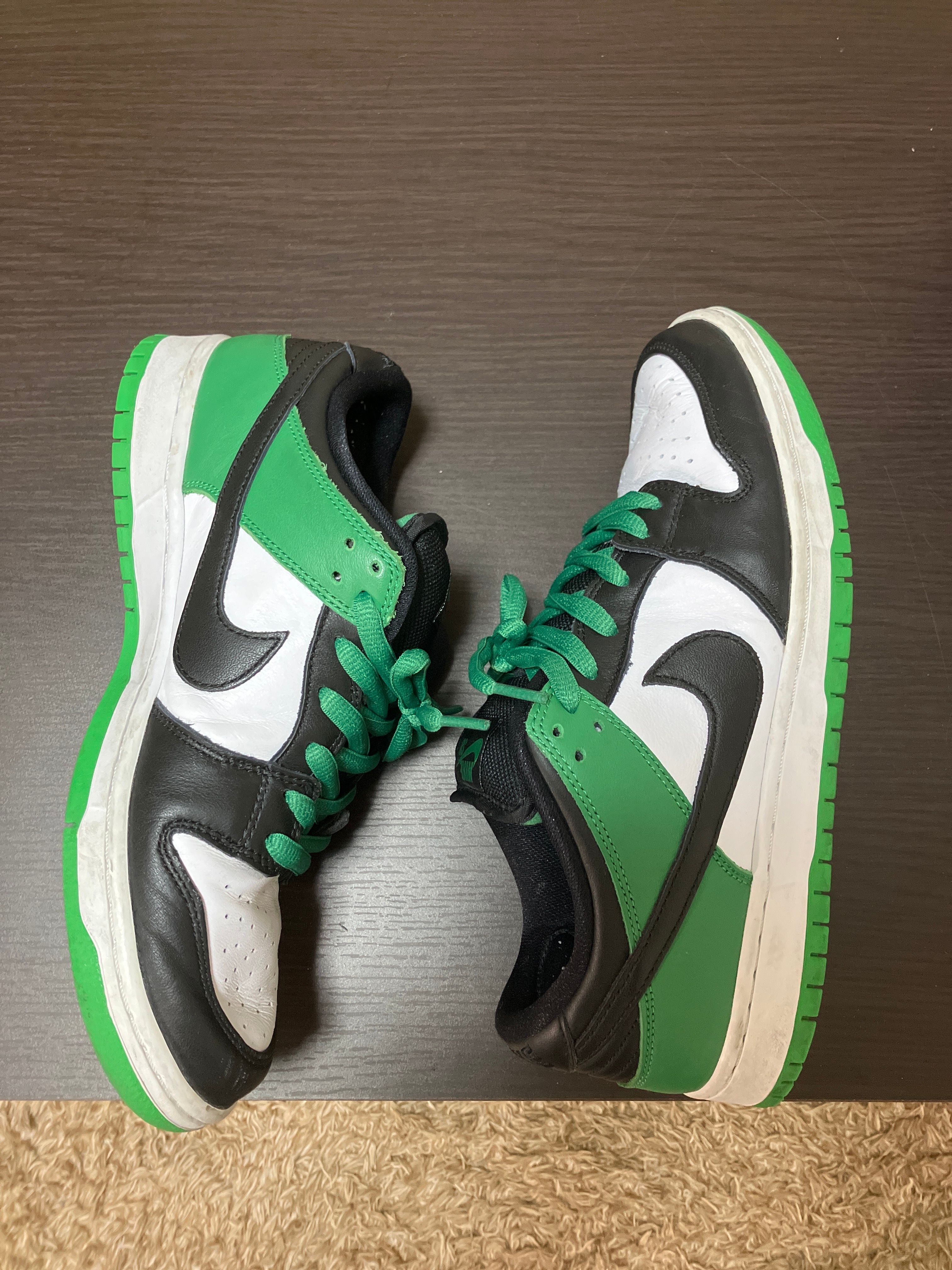 Nike SB Dunk Low Pro "Black and Classic Green"