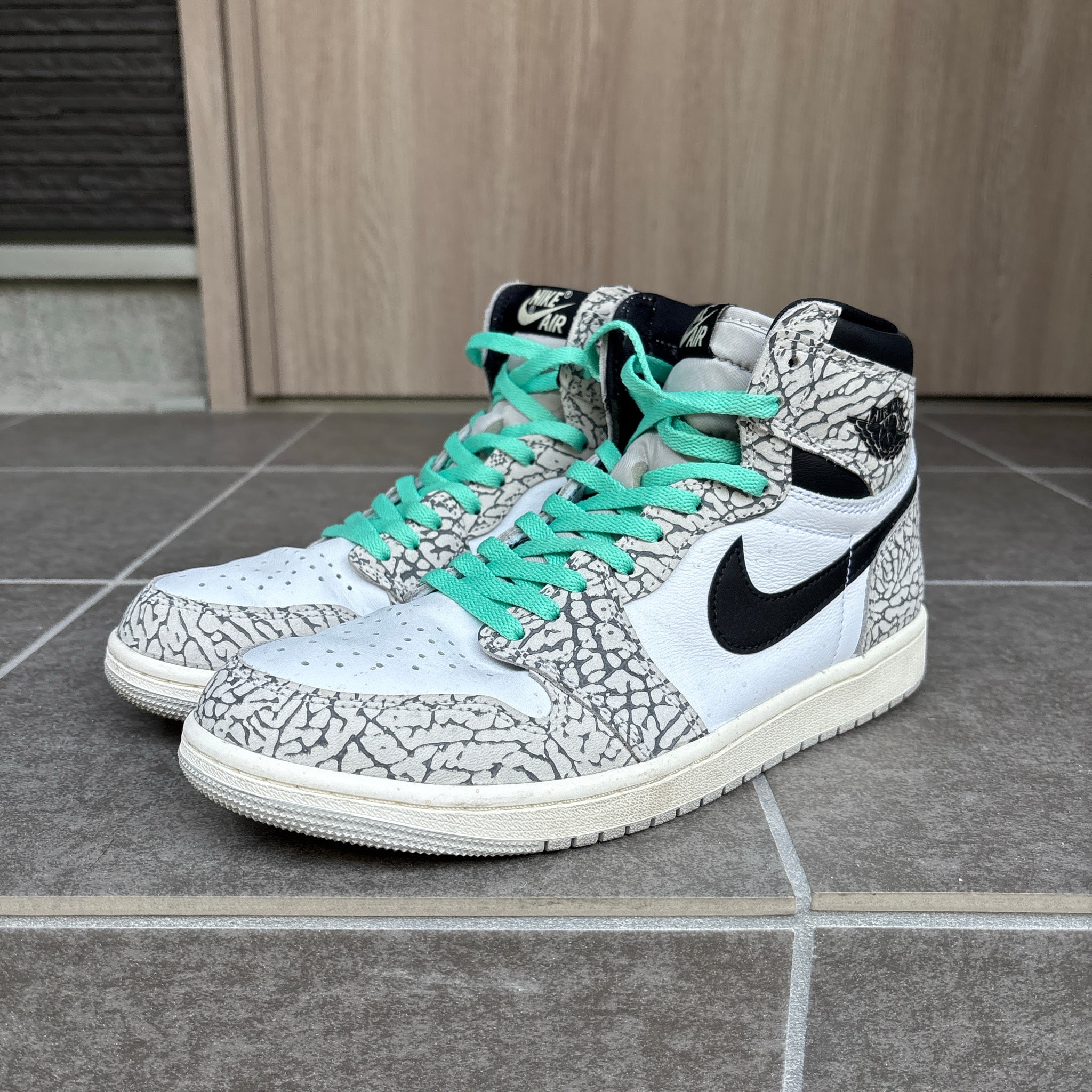 Nike Air Jordan 1 High OG "White Cement/Safari"
