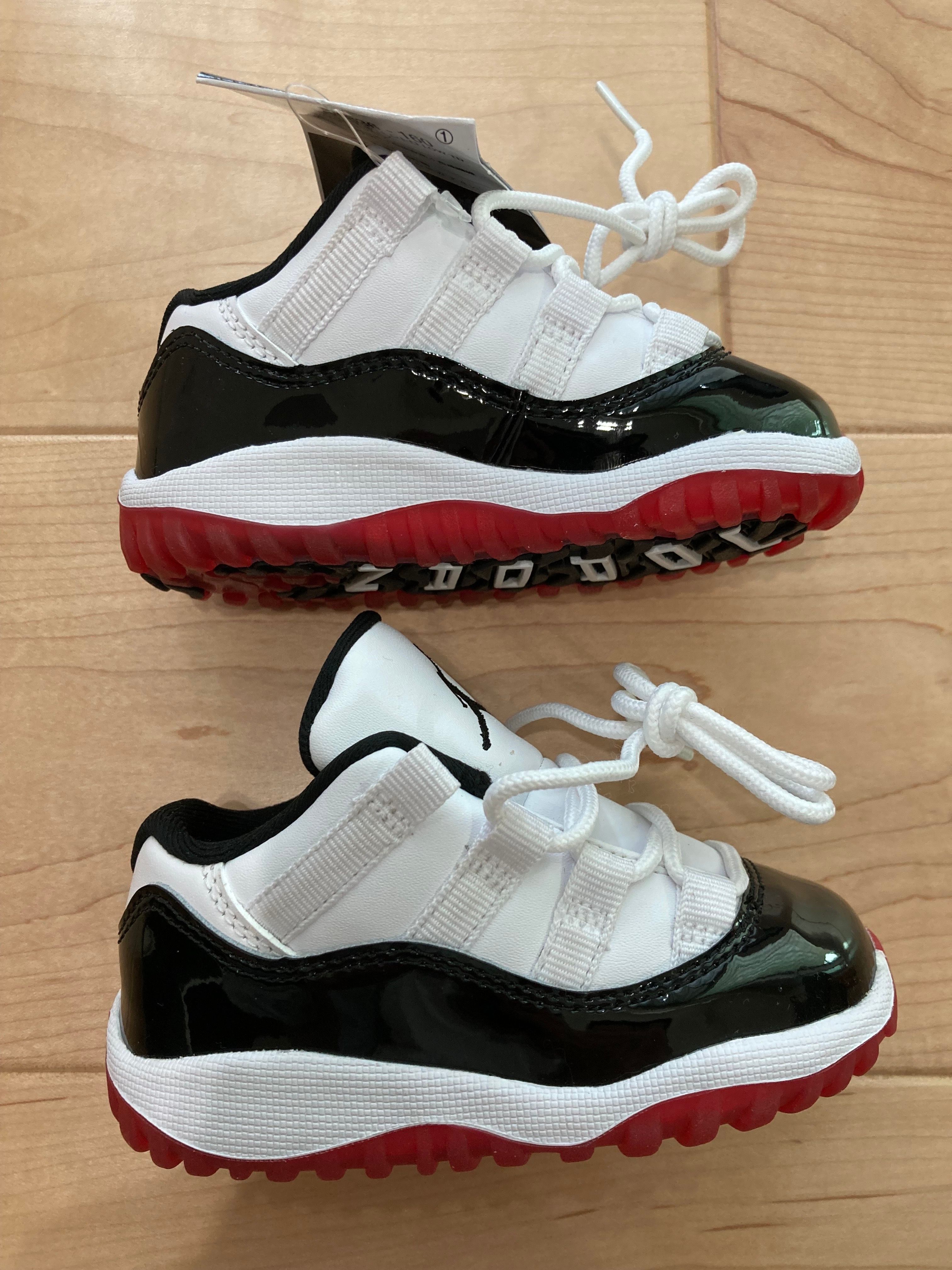 Nike TD Air Jordan 11 Low "Gym Red"