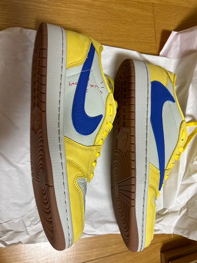 Travis Scott × Nike Women's Air Jordan 1 Retro Low OG "Canary"