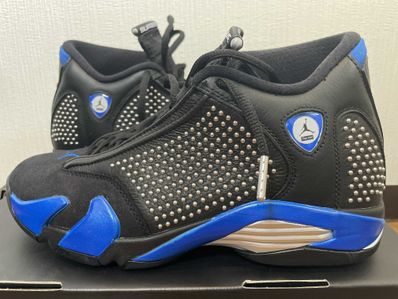 Supreme × Nike Air Jordan 14 Retro "Black/Varsity Royal/Chrome"