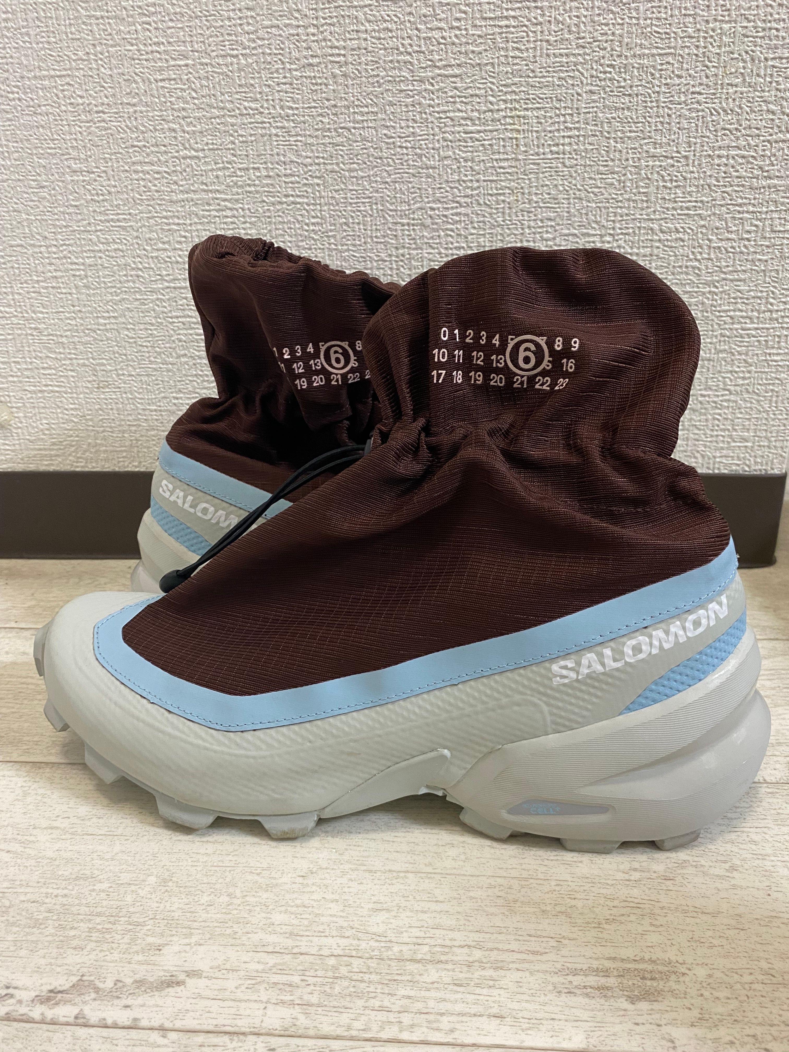 MM6 Maison Margiela × Salomon Women's Cross Mid Sneaker "Bordeaux"