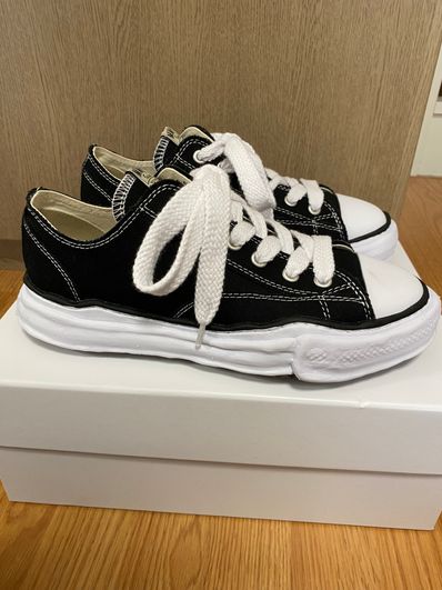Maison MIHARA YASUHIRO PETERSON OG Sole Canvas Low-top Sneaker "Black" (A01FW702)