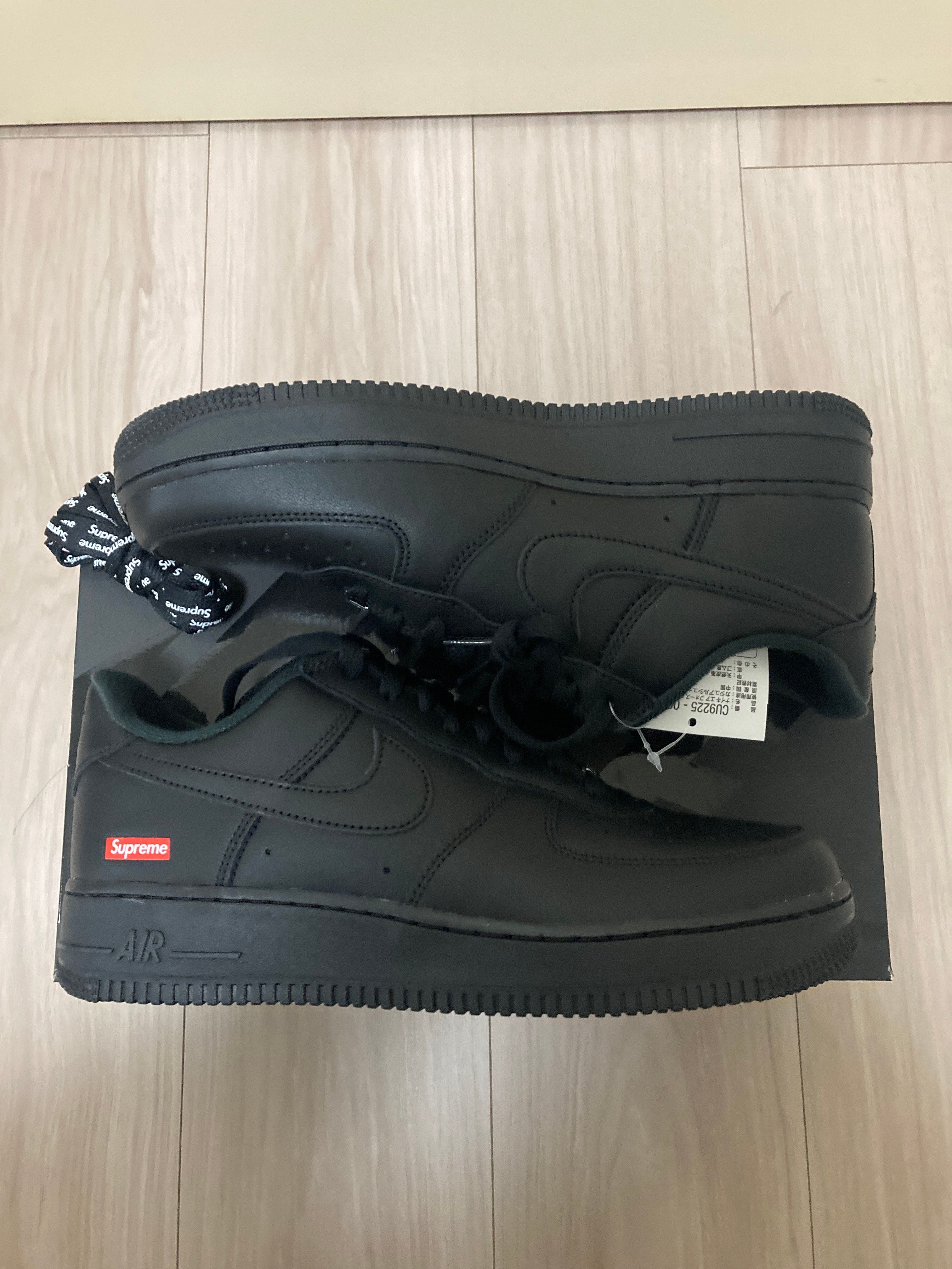 Supreme × Nike Air Force 1 Low "Black"