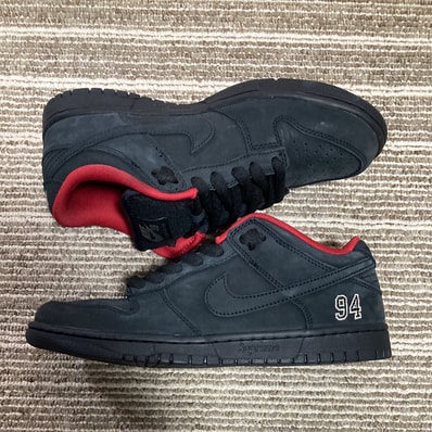 Supreme × Nike SB Dunk Low "Black" (25FW Week2)