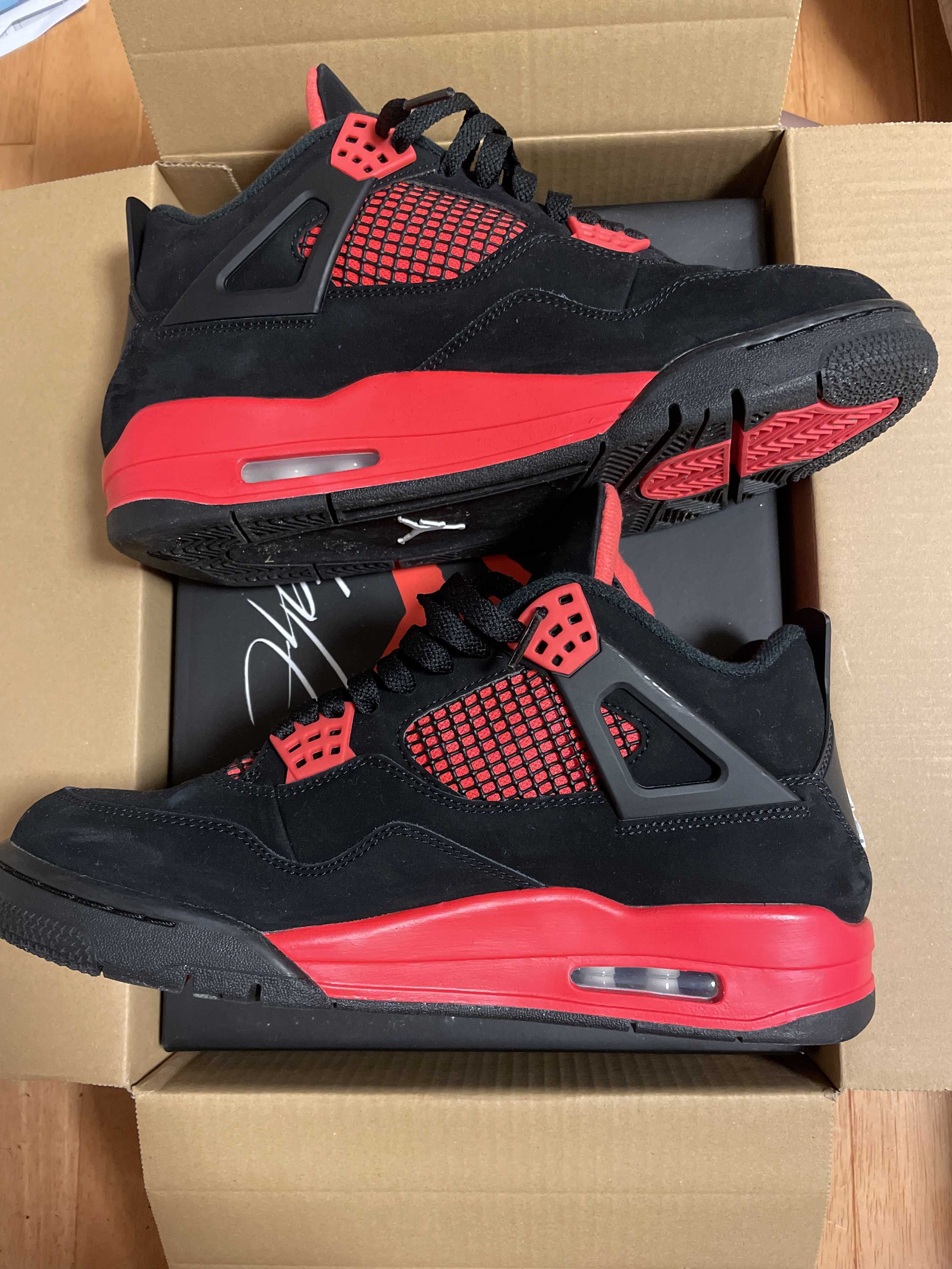 Nike Air Jordan 4 "Red Thunder/Crimson"