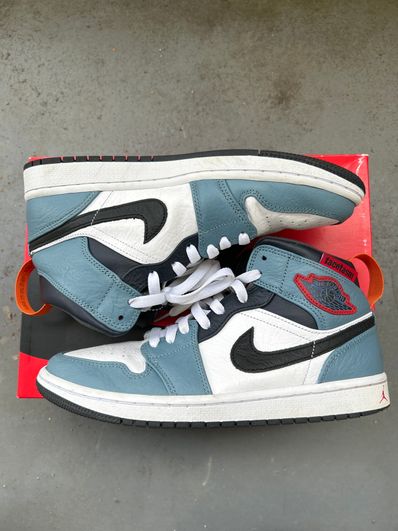 FACETASM × Nike Air Jordan 1 Mid "White/Navy"