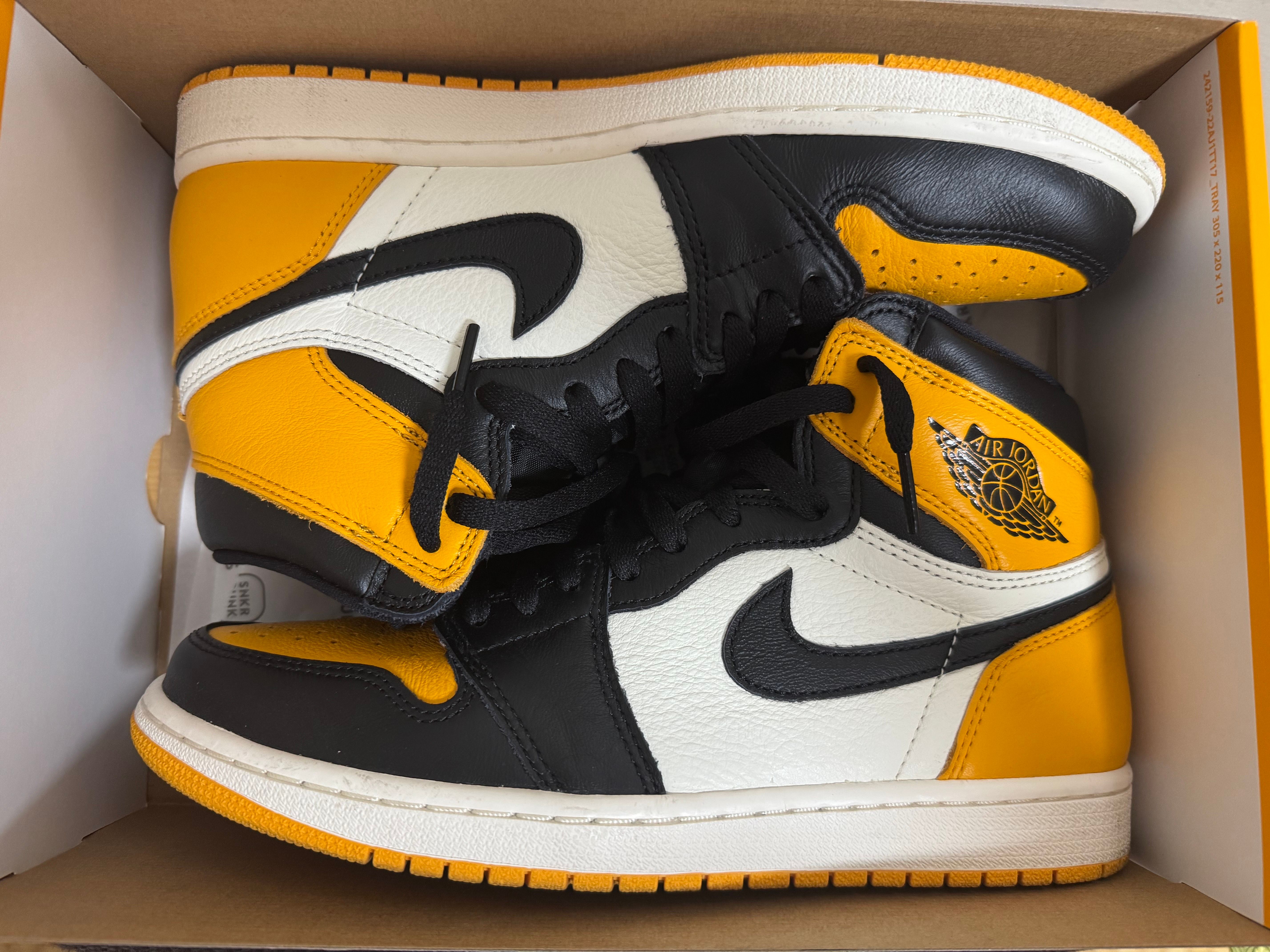 NIKE エアジョーダン1 High OG Taxi 27.5㎝ JORDAN BRAND AIR JORDAN 1 RETRO HIGH OG TAXI/BLACK-SAIL 22FA