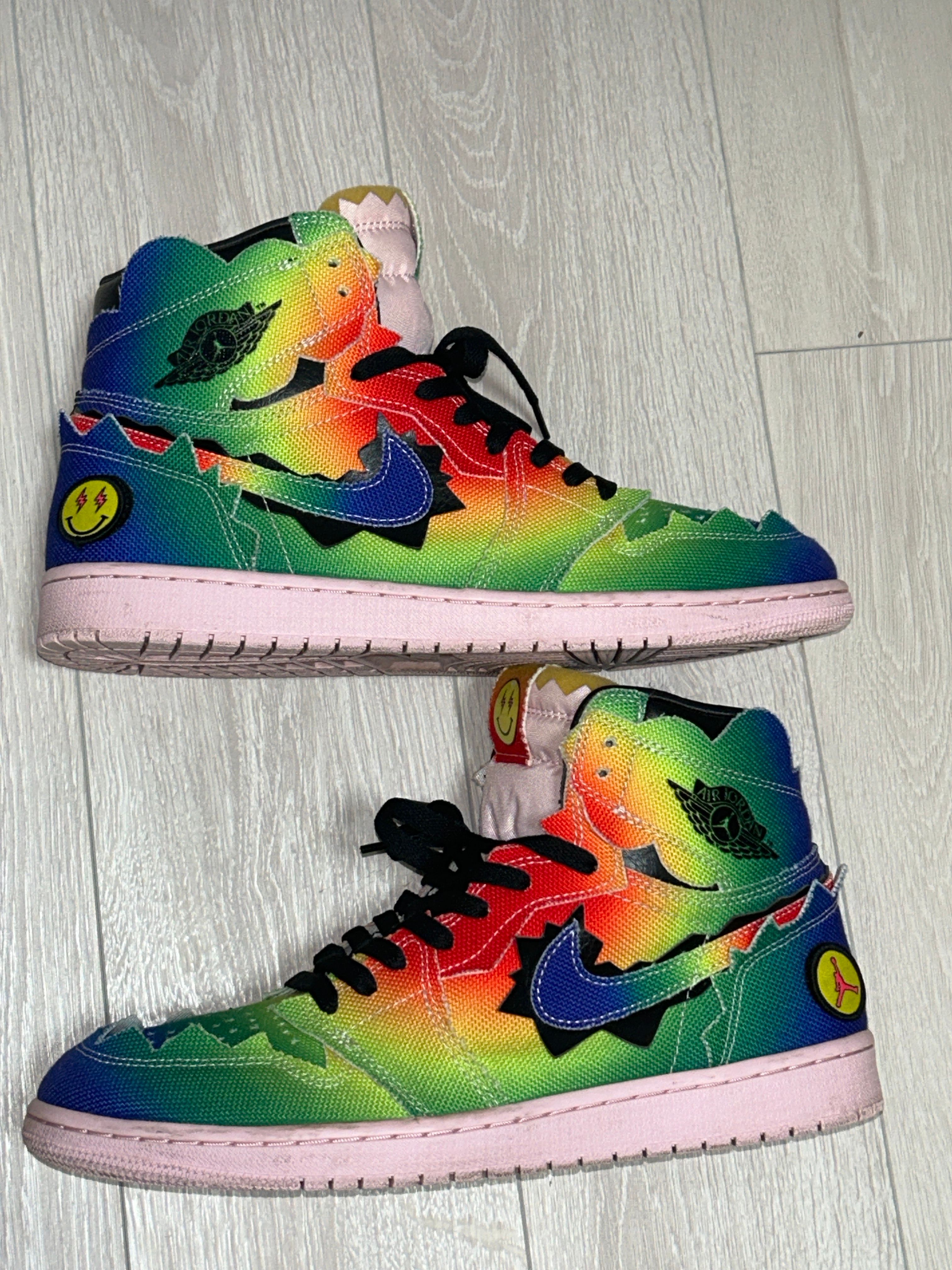 J Balvin × Nike Air Jordan 1 High OG "Rainbow"