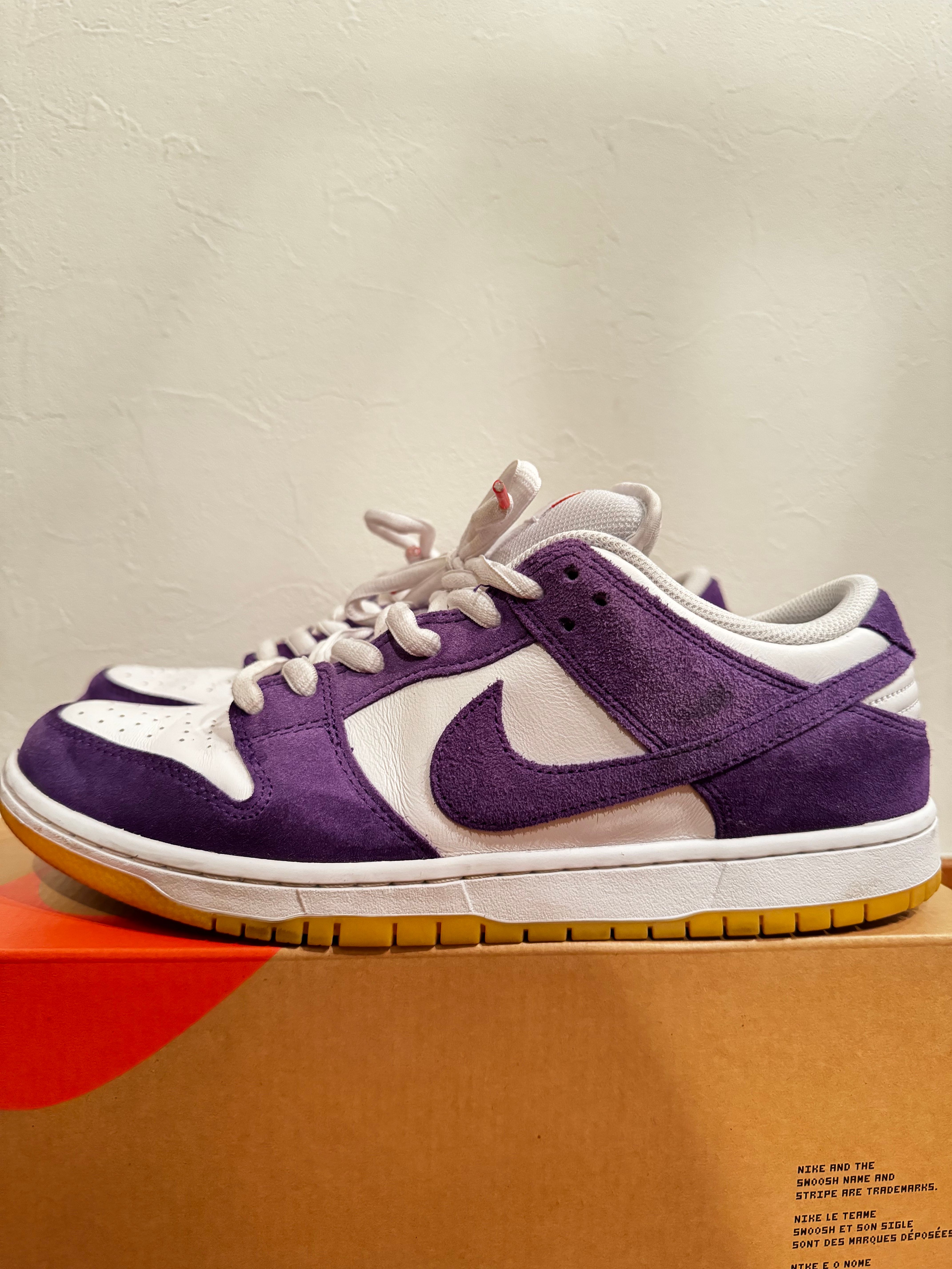 Nike SB Dunk Low Pro ISO Orange Label "Court Purple Gum"