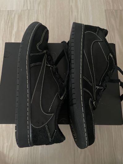 Travis Scott × Nike Air Jordan 1 Low OG SP "Black Phantom"