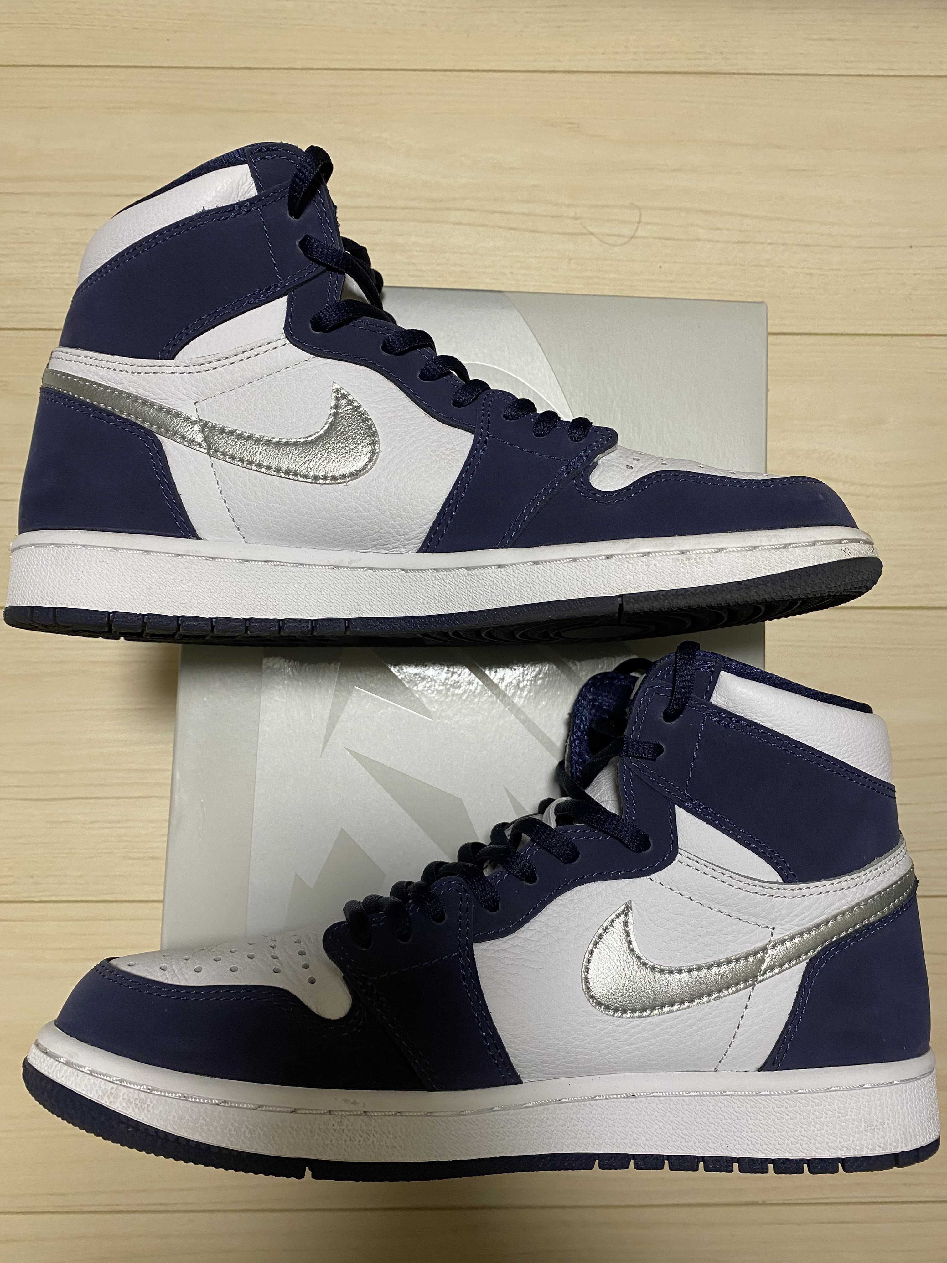 Nike Air Jordan 1 High OG CO.JP "White/Midnight Navy" (2020)(ブリーフケースなし)