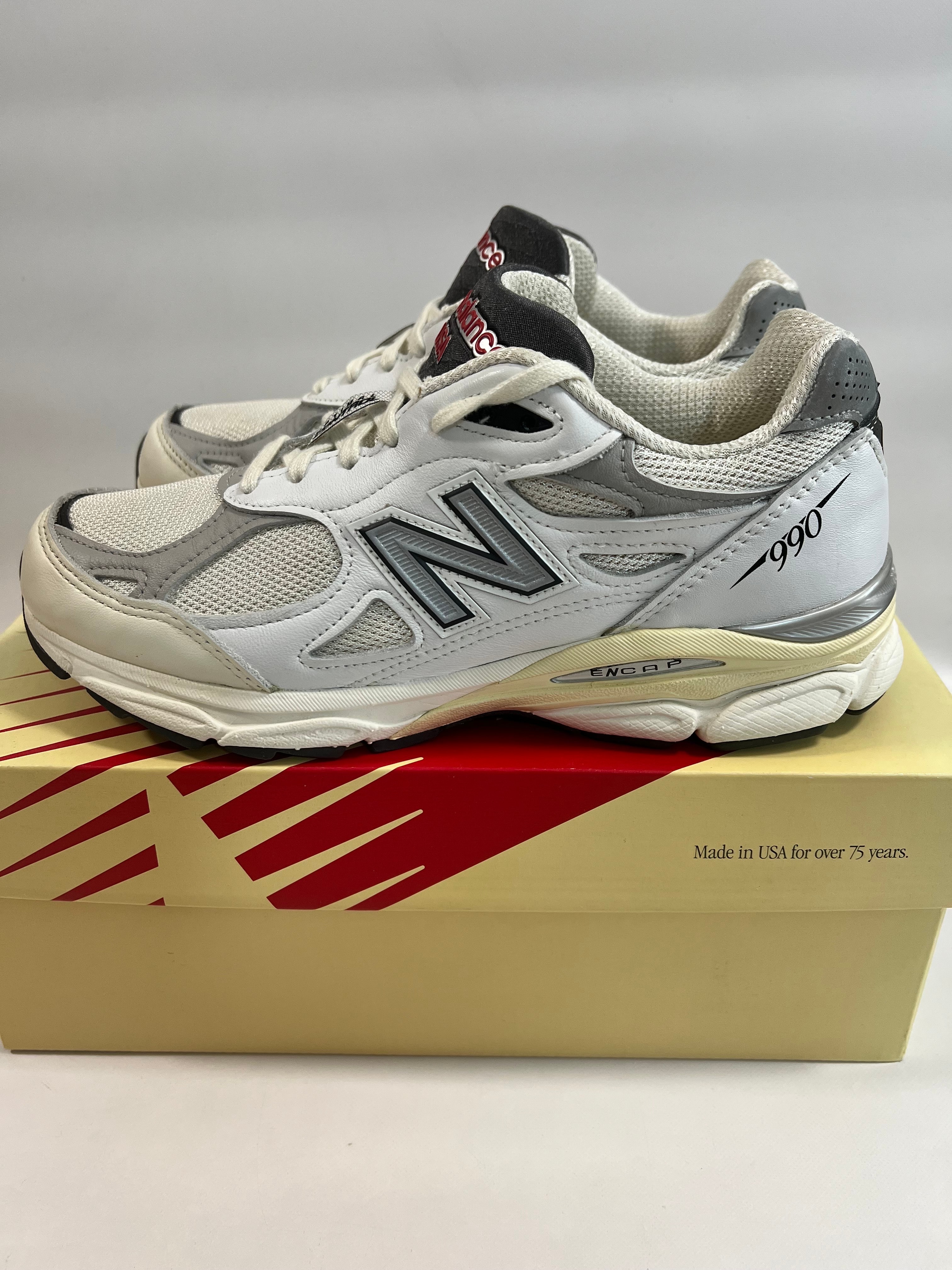 New Balance 990V3 "Sea Salt/Rain Cloud"