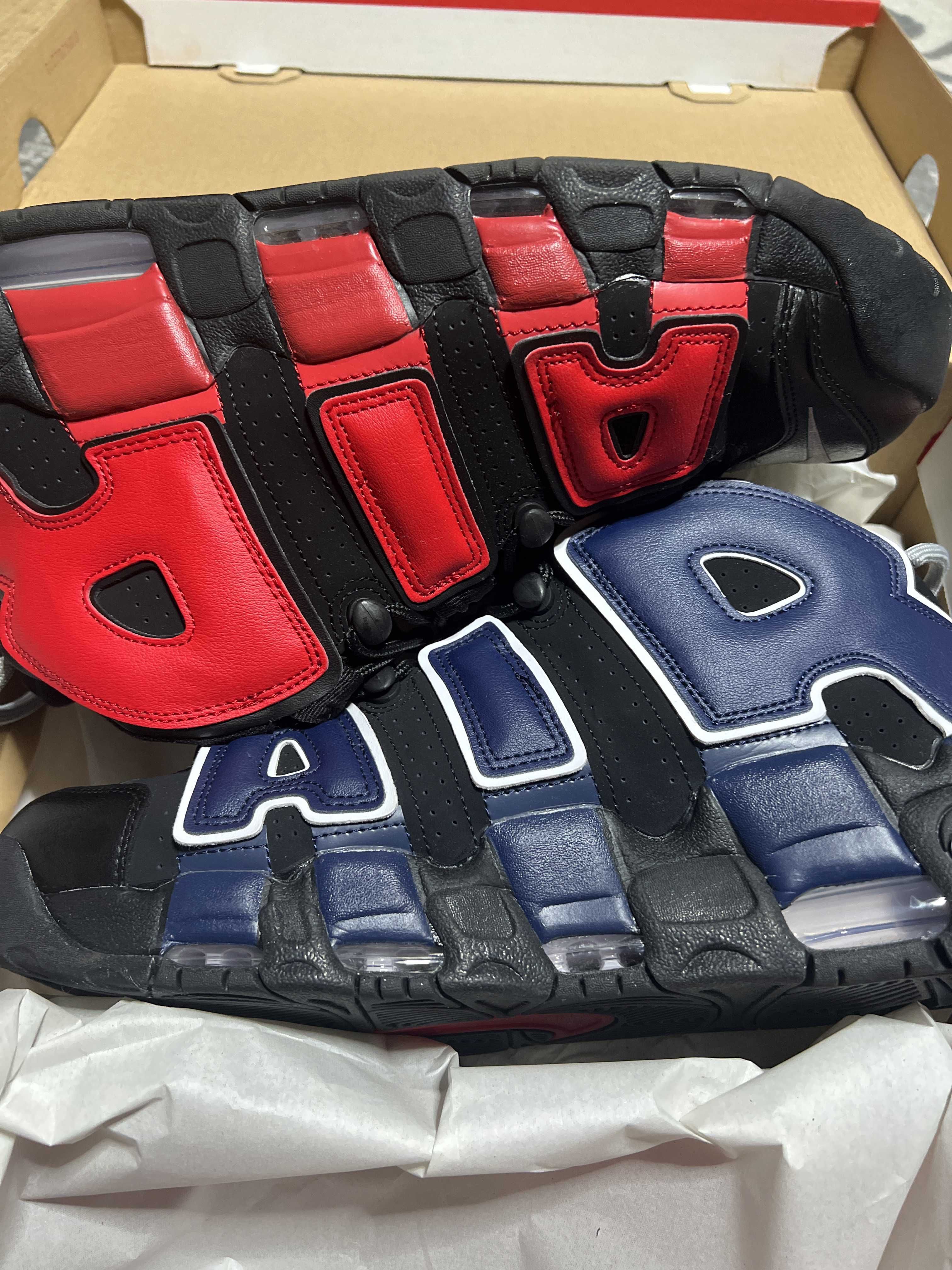 Nike Air More Uptempo '96 "Black and University Red"