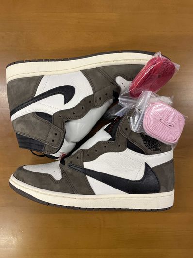 Travis Scott × Nike Air Jordan 1 Retro High OG TS SP "Sail/Dark Mocha"