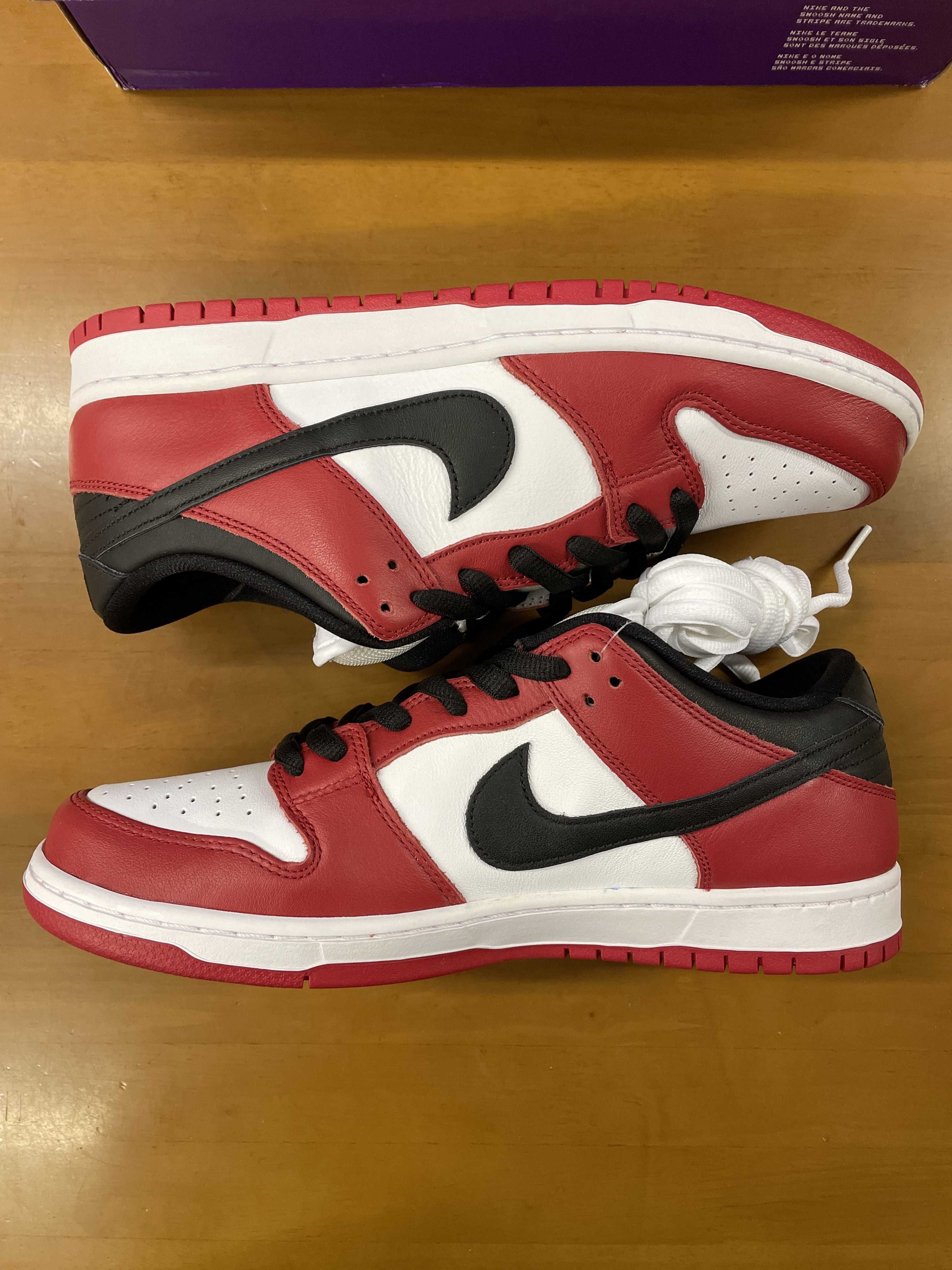 Nike SB Dunk Low Pro "J-Pack Chicago/Varsity Red and White"