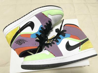Nike Women's Air Jordan 1 Mid "Multi Color"