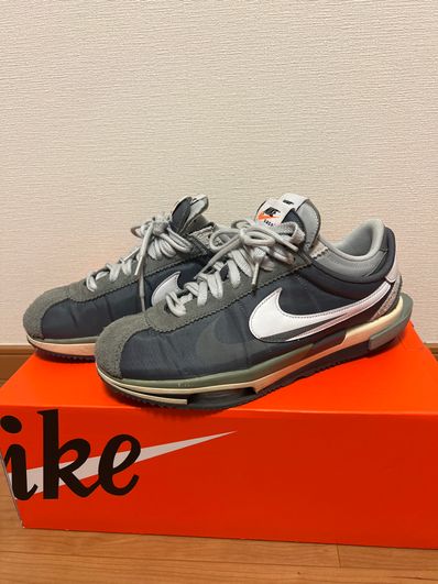 sacai × Nike Zoom Cortez "Iron Grey"