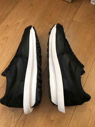 sacai × Nike LDV Waffle "Triple Black"