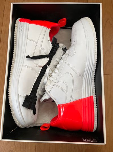 Acronym × Nike Lunar Force 1 Low "White/Bright Crimson"