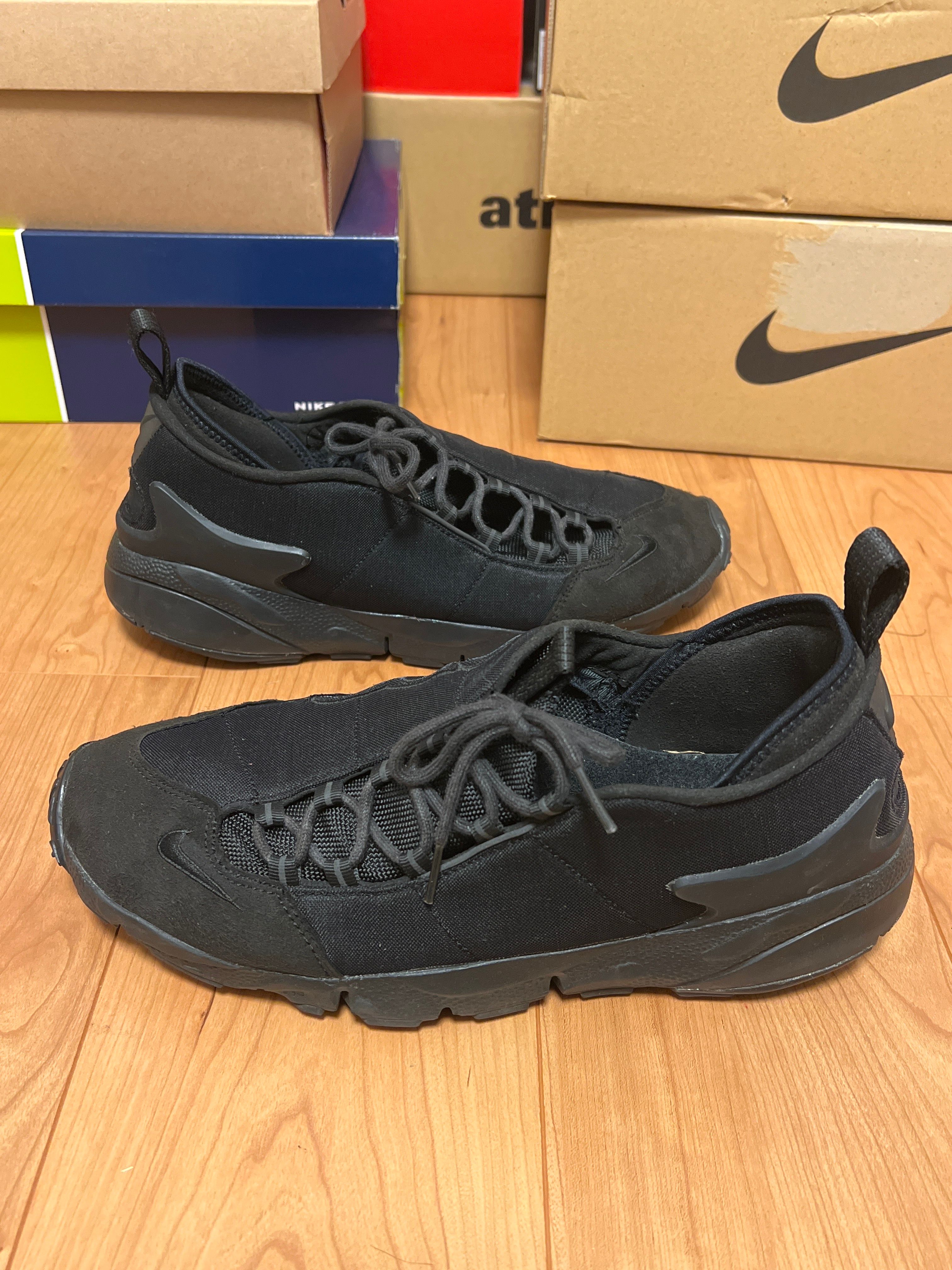 COMME des GARCONS × Nike Air Footscape NM "BLACK"