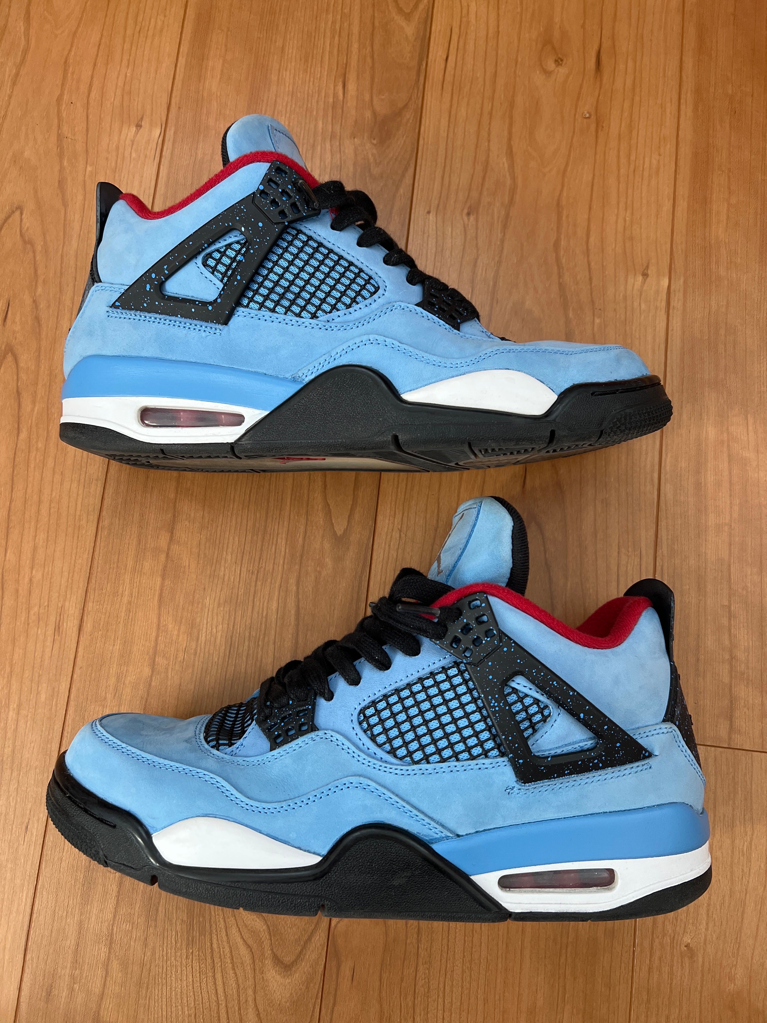 Travis Scott × Nike Air Jordan 4 Retro Cactus Jack "University Blue"